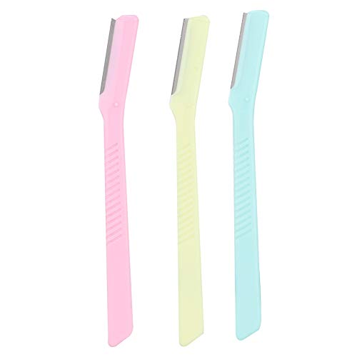3Pcs Eyebrow Razor Set - Precision Eyebrow Shaver & Face Hair Remover for Women - Painless Eyebrow Trimmer & Grooming Kit - Perfect for Eyebrow Shaping, Facial Hair Removal & At-Home Beauty Care