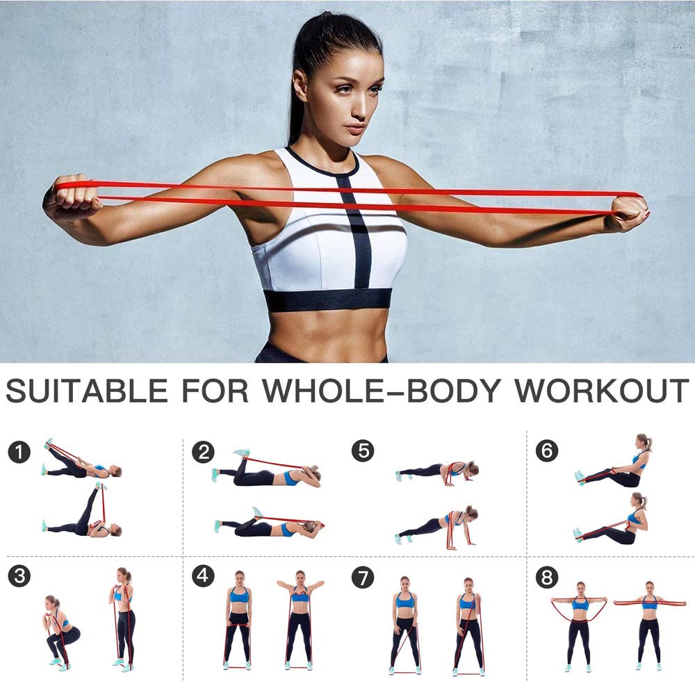Pull-Up Bands for Women - Heavy Duty Resistance Bands Set for Strength Training, Home & Gym Workouts - Perfect for CrossFit, Yoga, and Physical Therapy Exercises