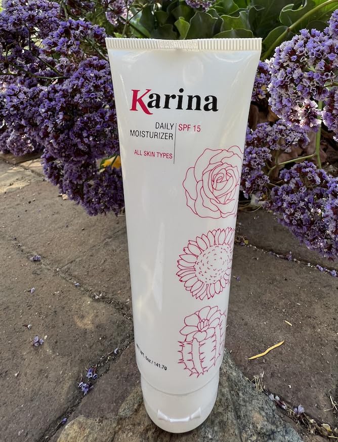 Karina Face and Body Moisturizer - 5 oz Hydrating Lotion for Dry Skin | Daily Moisturizing Cream for Women & Men | Perfect for Home, Office & Travel Use