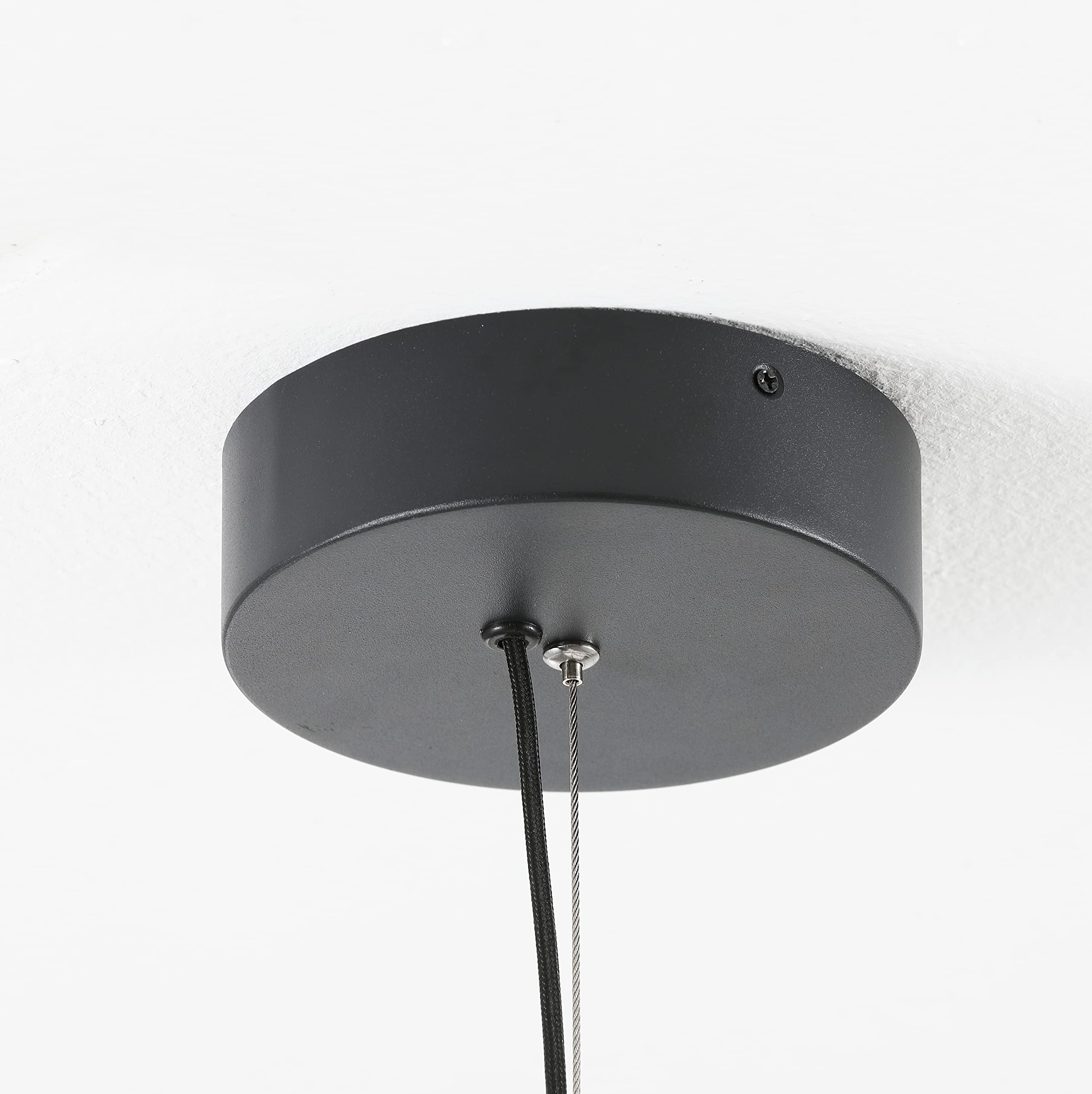 Modern LED Linear Hanging Pendant Ceiling Light - 3000K Warm White, 1578 Lumens, Black Finish - Perfect for Kitchen Island, Dining Room, and Office Lighting