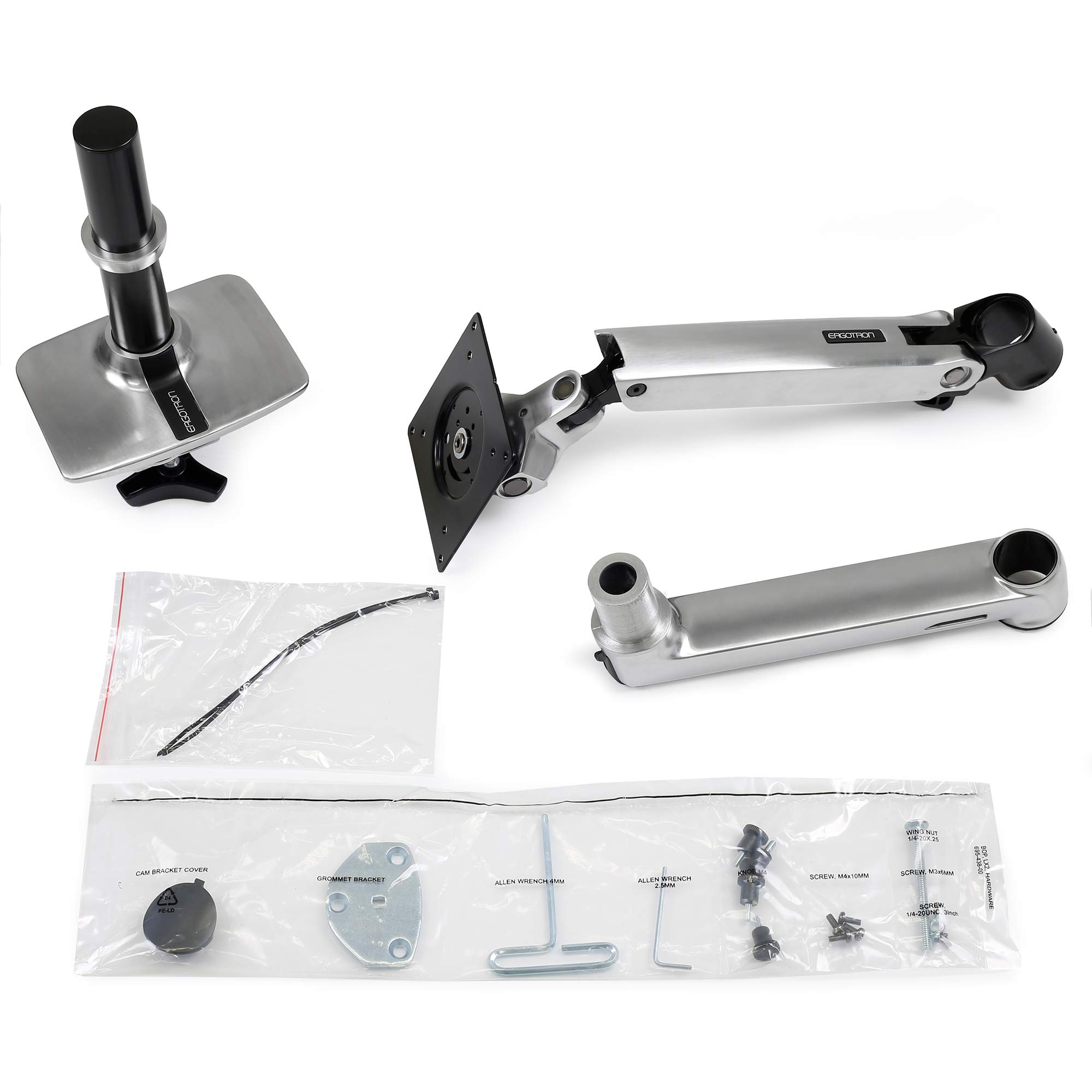 Ergotron LX Single Monitor Arm - Adjustable Desk Mount for 34
