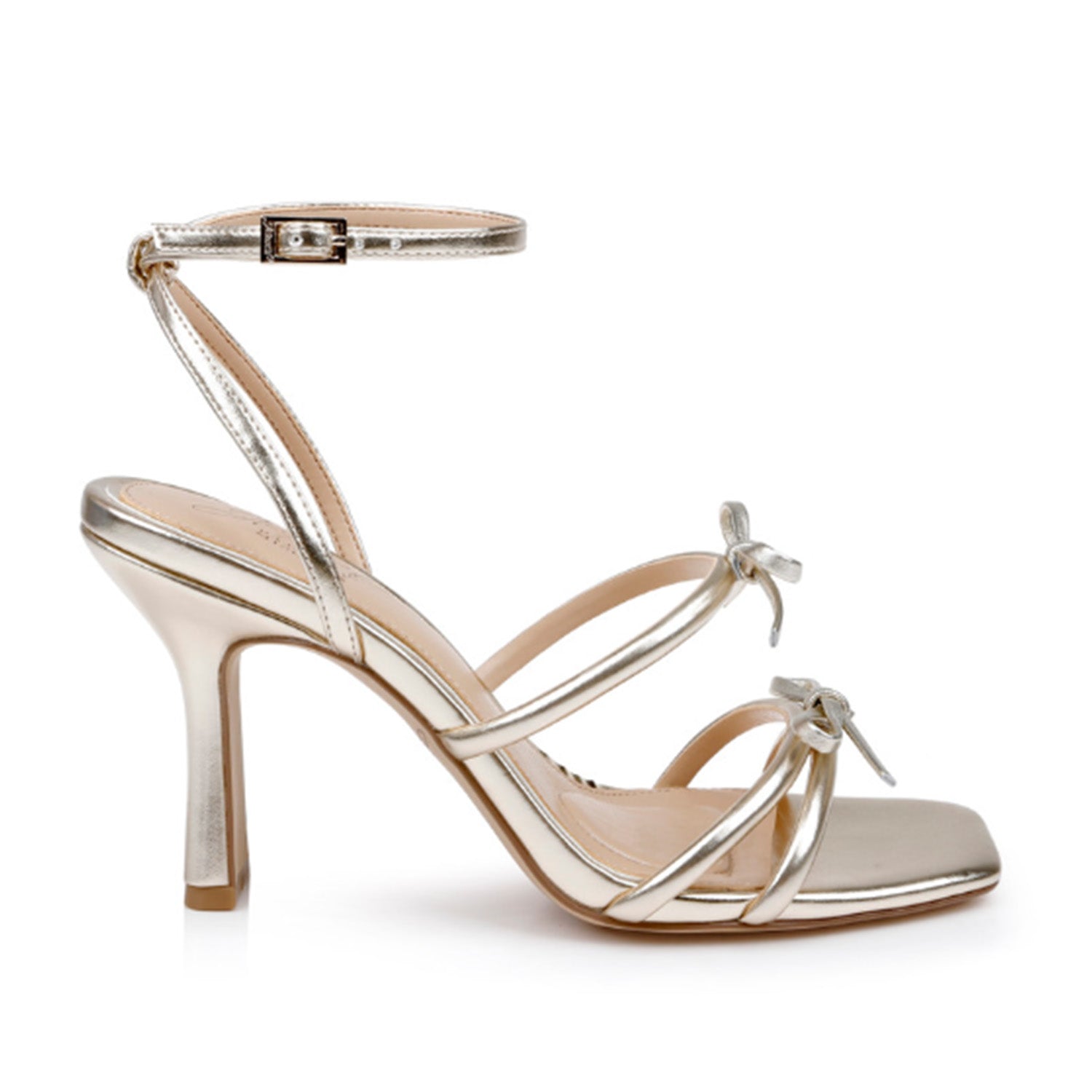 Badgley Mischka Women's Kiyomi II Gold Heels - Elegant Evening Shoes for Weddings, Parties & Special Occasions