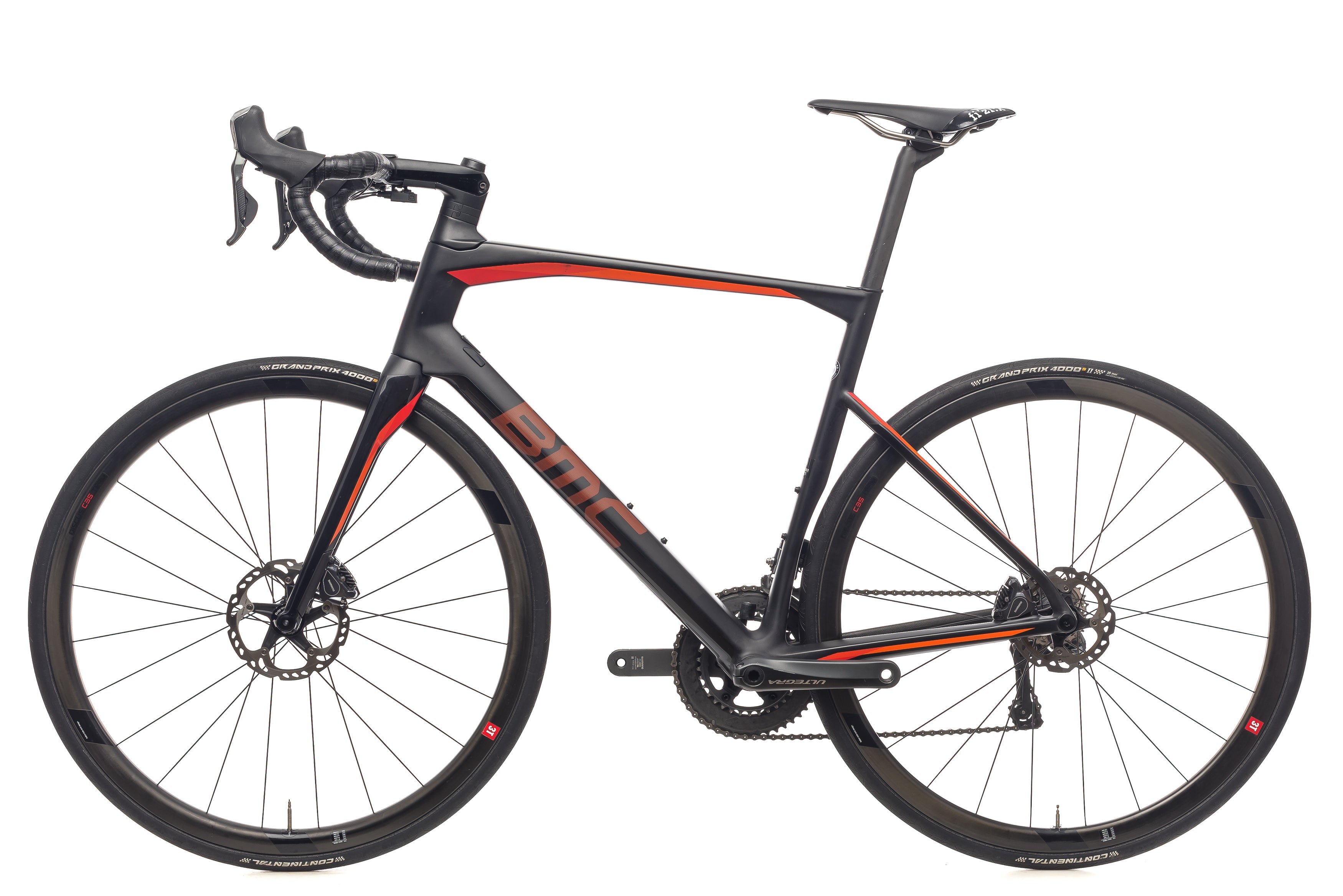 BMC RoadMachine 01 56cm Road Bike - Lightweight Carbon Frame, Shimano Ultegra Groupset (2017 Model) | Perfect for Racing, Endurance Cycling & Long-Distance Road Trips