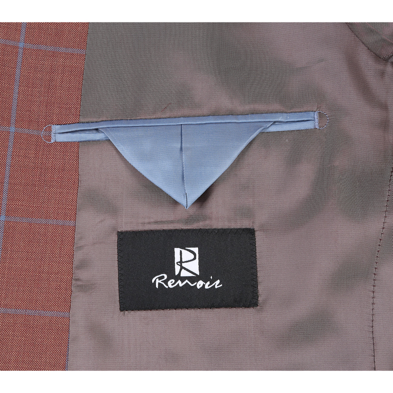 Renoir Classic Fit Wool Blazer for Men - Alessandro Vitello Brown 565 5 | Premium Business Attire & Formal Wear | Perfect for Office, Weddings & Special Occasions