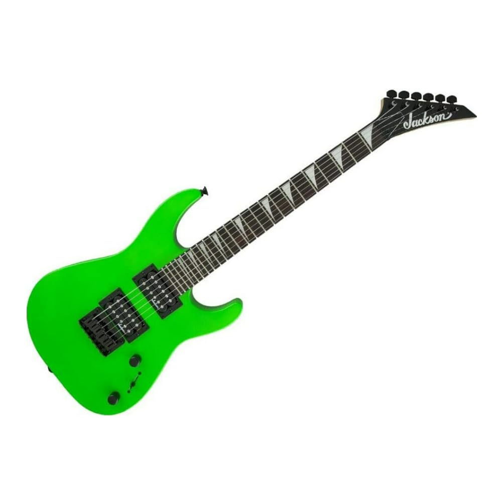 Jackson JS Series Dinky Minion JS1X Electric Guitar - Neon Green with Amaranth Fingerboard | Professional Performance for Rock, Metal & Stage Shows