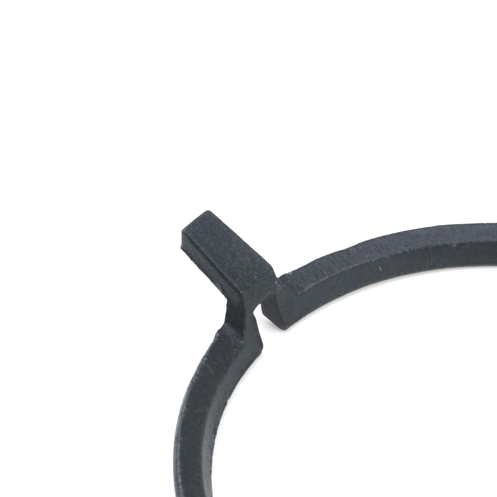 Premium Cast Iron Stove Trivets - Non-Slip Black Pan Holder & Wok Support Ring - Durable Cooktop Accessories for Milk Pots & Kitchen Utensils (4-Ear Design) - Perfect for Gas Stoves, Induction Cooktops & Outdoor Cooking
