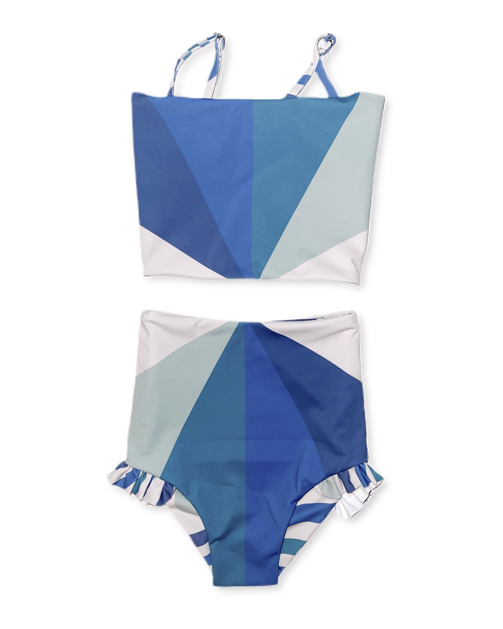 Baby Addie Reversible Tankini Swimsuit for Girls - $28 | Perfect for Beach, Pool & Summer Play