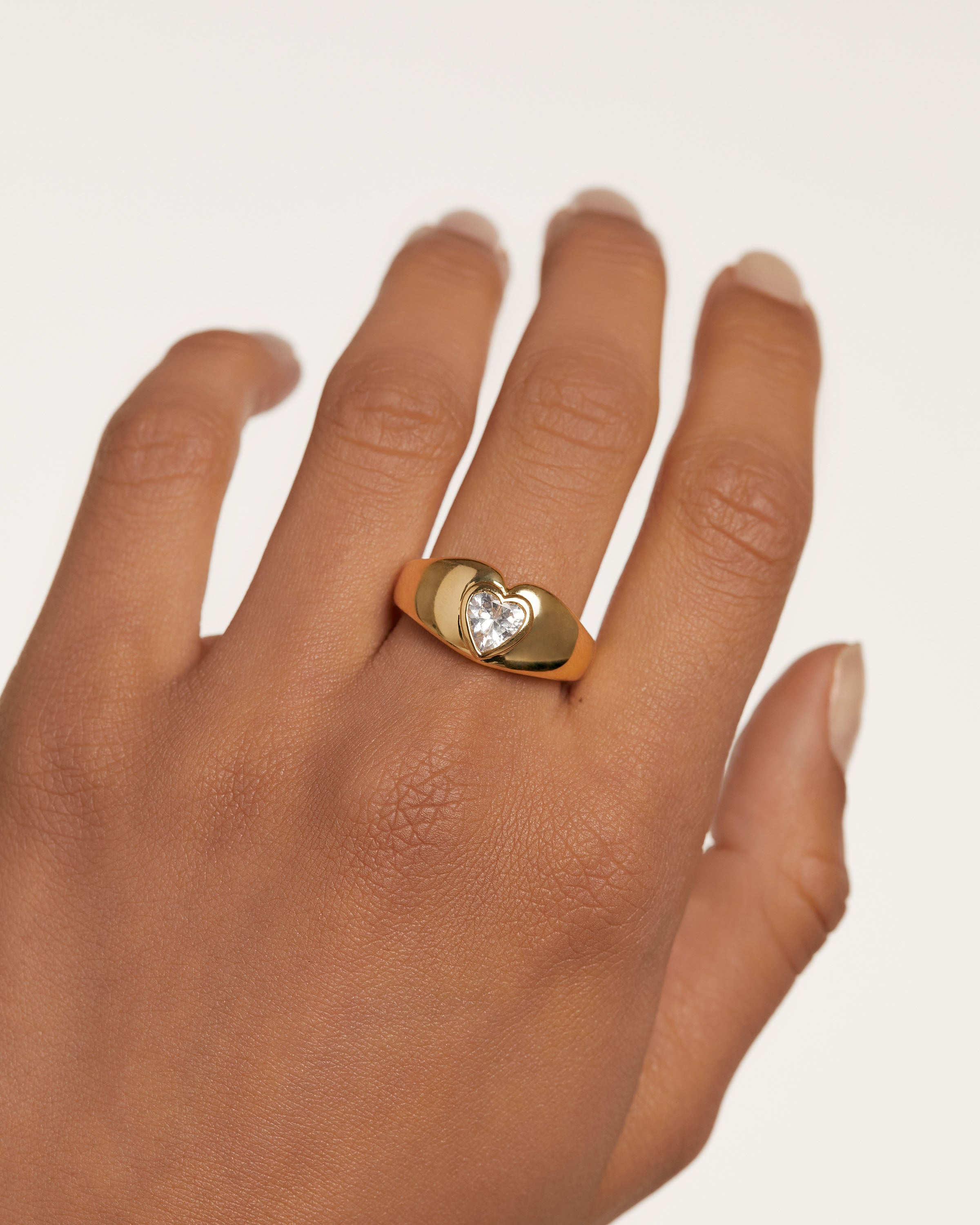 Bright Heart Ring - Elegant Sterling Silver Love Ring for Women, Perfect for Valentine's Day, Anniversary & Romantic Gifts | Jewelry for Couples, Engagement & Everyday Wear