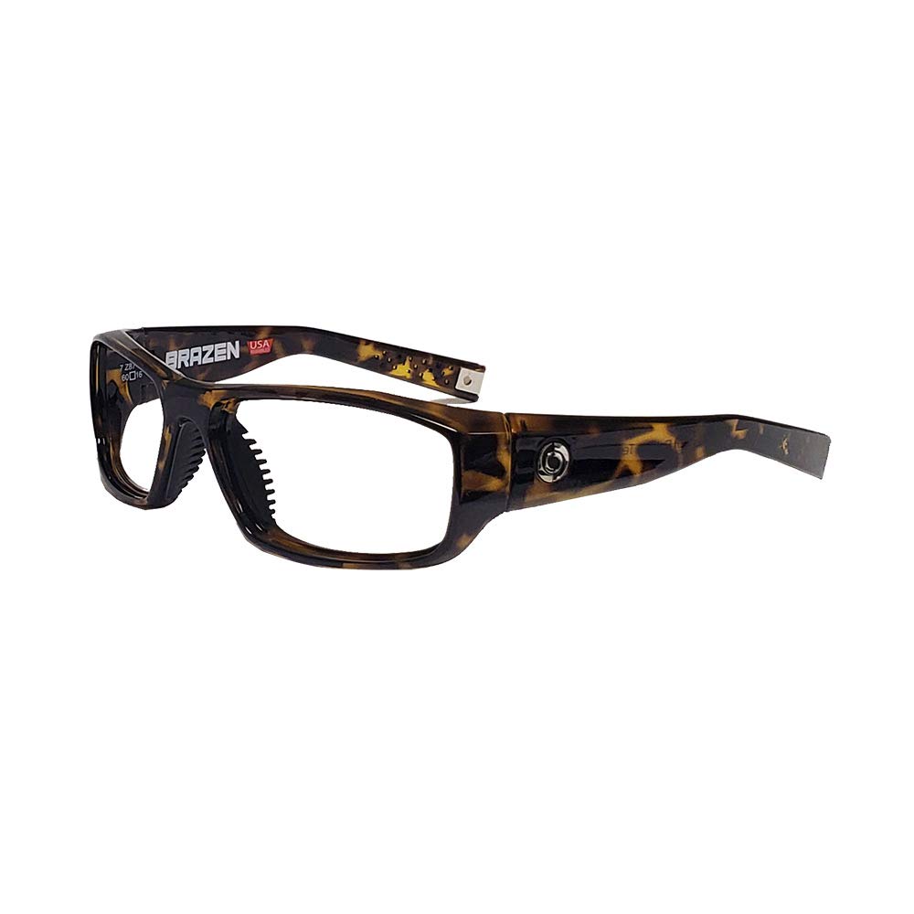 Barrier Brazen 0.75mm Lead X-Ray Radiation Protection Safety Glasses - Tortoise Frame for Dentists, Radiology & Medical Professionals