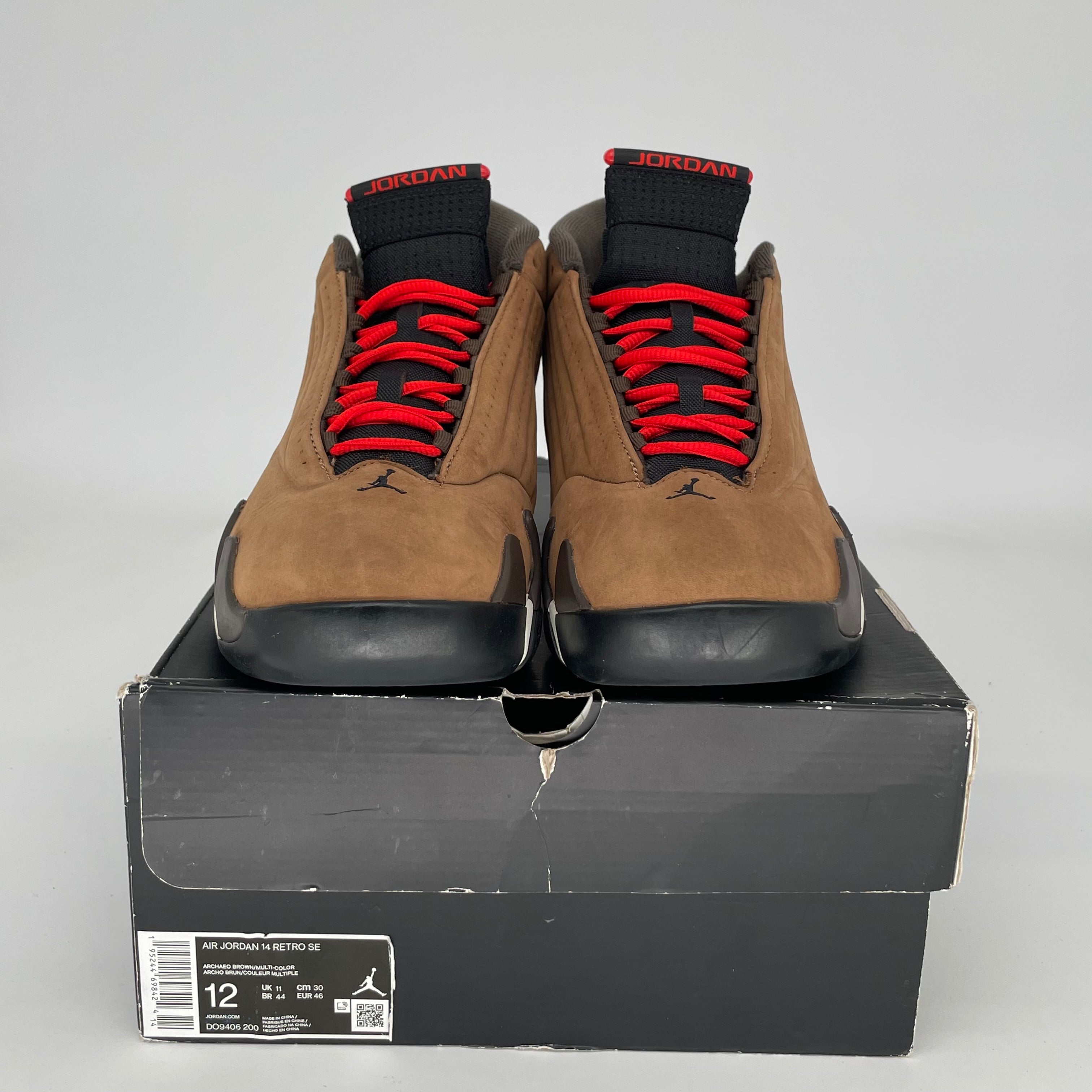 AIR JORDAN 14 WINTERIZED ARCHEO BROWN Men's Basketball Shoes - Size 12 (DO9406-200) - Cold Weather Performance Sneakers for Outdoor Sports & Streetwear Fashion