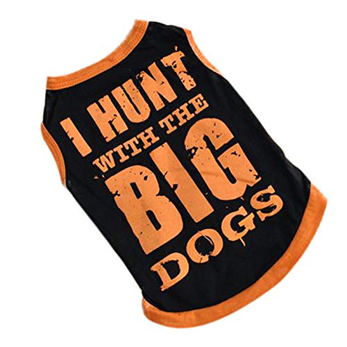 Breathable Patterned Dog Vest - Summer Pet Clothes for Puppies with Tail Hole | Comfortable Dog T-Shirt for Outdoor Walking & Playtime