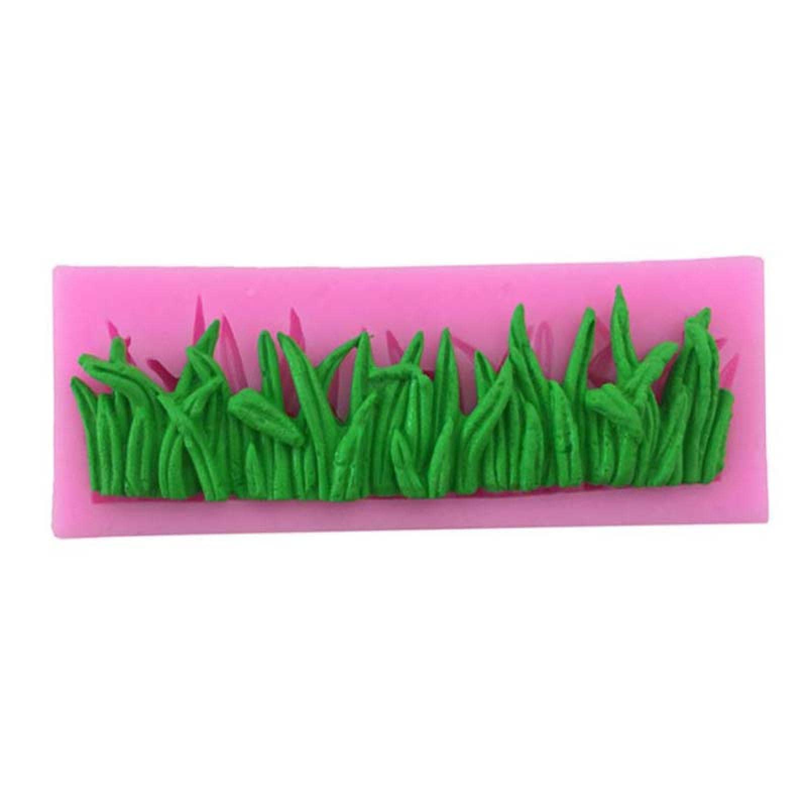 Grass Shaped Chocolate Molds for Cake Decorating - Fondant Molds for Baking, Sugar Craft & Clay Mould - Perfect for DIY Cake Borders, Cupcake Toppers & Kitchen Baking Tools