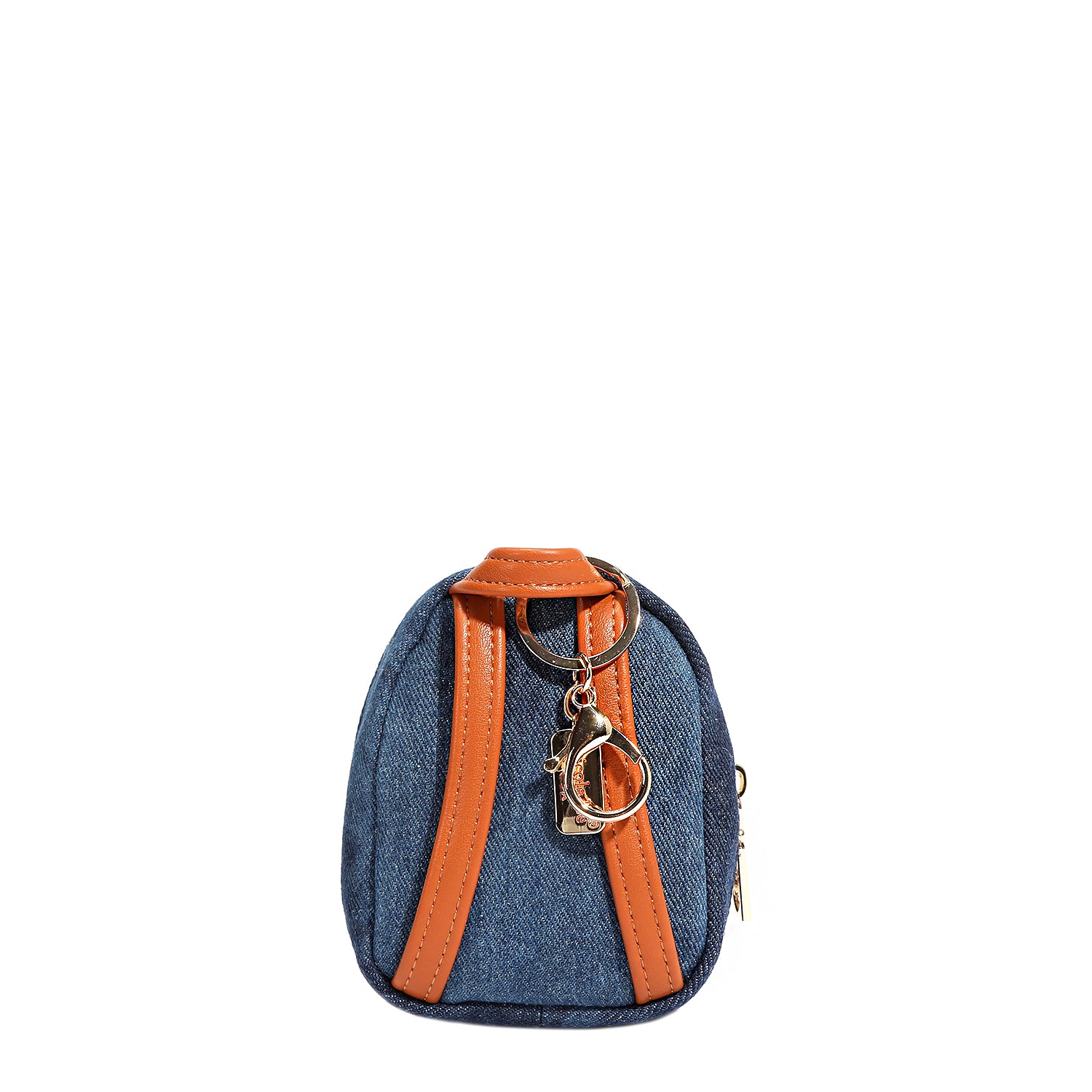 Stylish Denim Backpack Coin Purse for Women & Men - Trendy Small Wallet with Zipper - Perfect for Travel, Shopping & Everyday Use