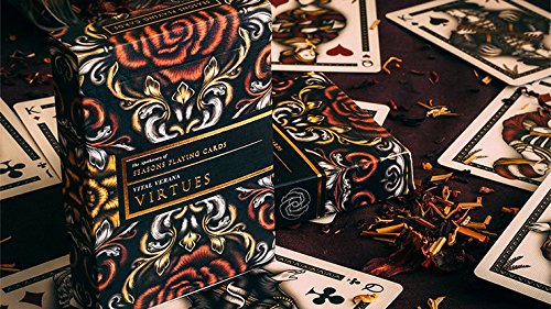 Premium MTS Luxury Apothecary Virtues Playing Cards - Elegant Deck for Magic Tricks, Poker Nights & Collectors (Gift Idea)