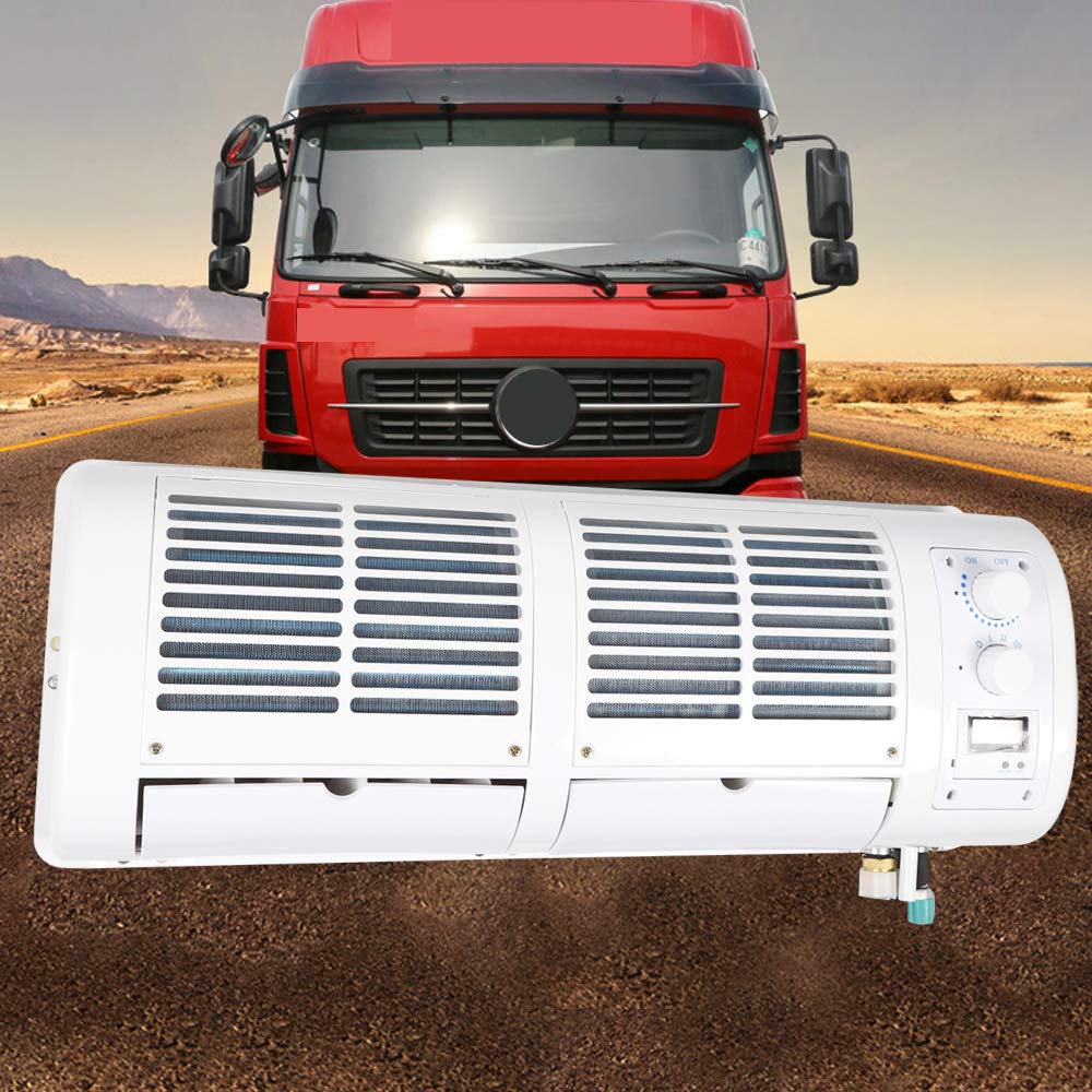 12V Universal Car Air Conditioner Fan - Wall Mounted Bus/Truck Evaporator Assembly (22525 BTU/H) - Automotive A/C Cooling System for Vehicles, Caravans & RVs - Perfect for Long Road Trips & Summer Travel
