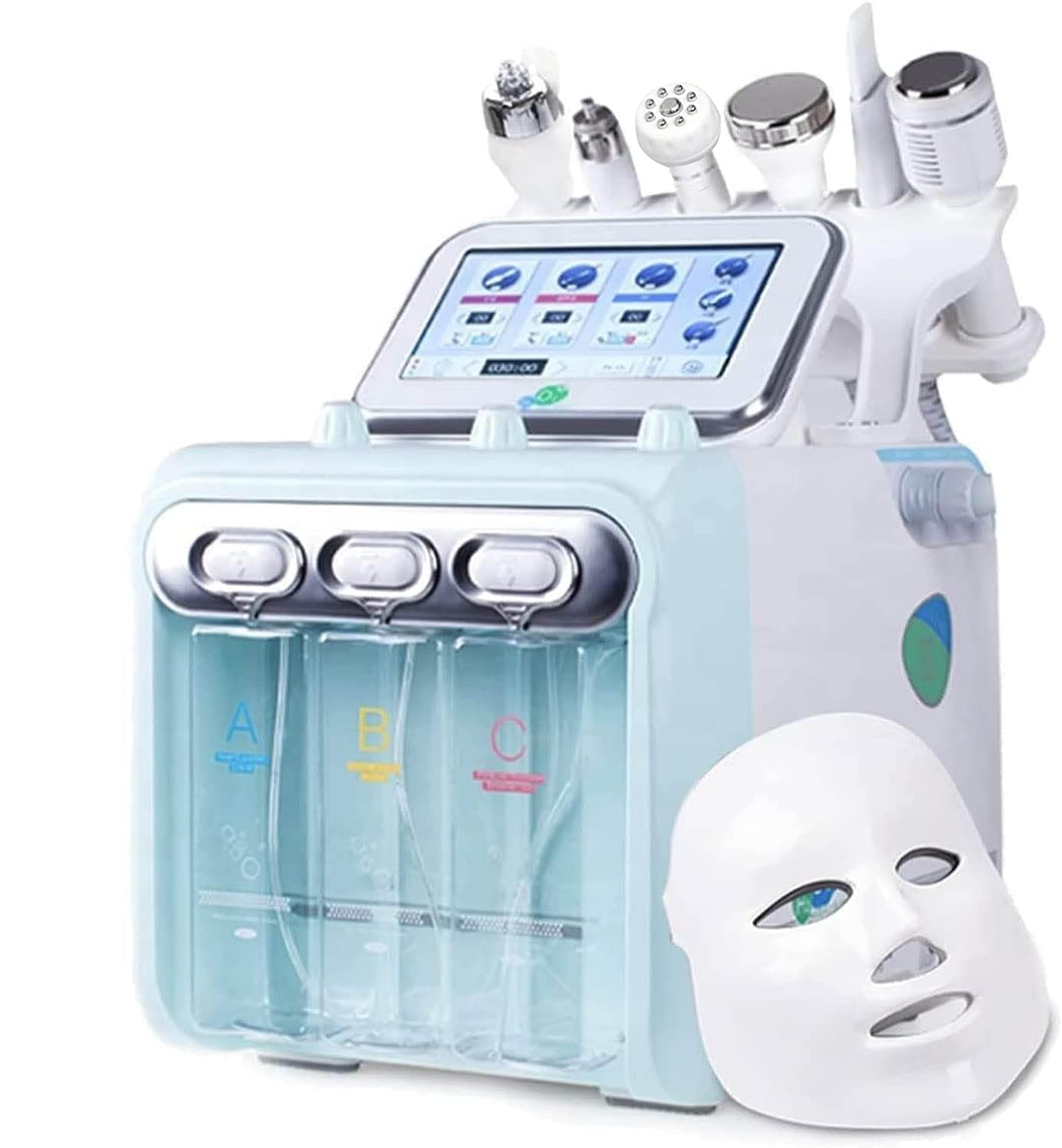 Vinban 7-in-1 Hydrafacial Machine with Double Motor | Professional Hydrodermabrasion & Microdermabrasion Device | Deep Cleansing Hydro Facial Equipment for Salon, Spa & Skin Clinic | Perfect for Acne Treatment, Blackhead Removal & Skin Rejuvenation