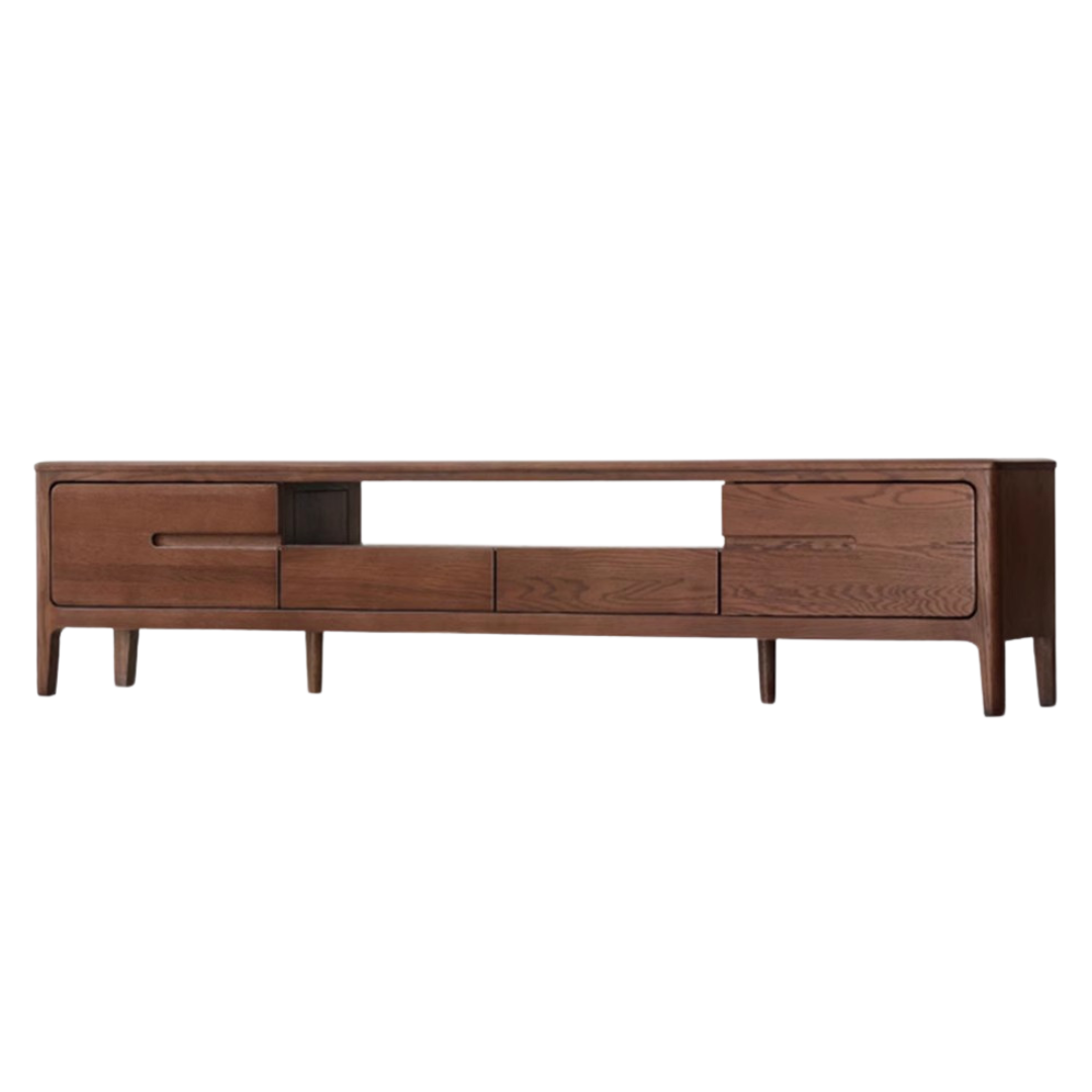 78.7x13.7x17.7 inch/ 200x35x45cm/ Walnut color/ Two meter TV cabinet