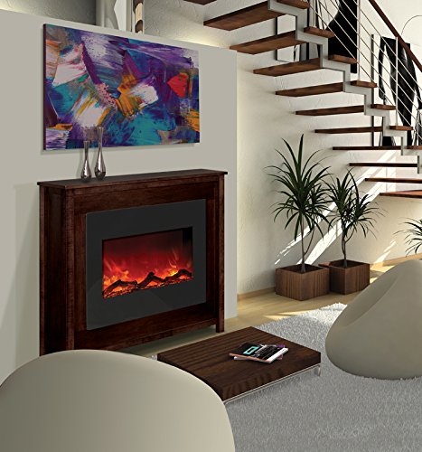 Amantii ZECL-30-3226 30-inch Zero Clearance Electric Fireplace Insert - Perfect for Living Room, Bedroom & Office Heating