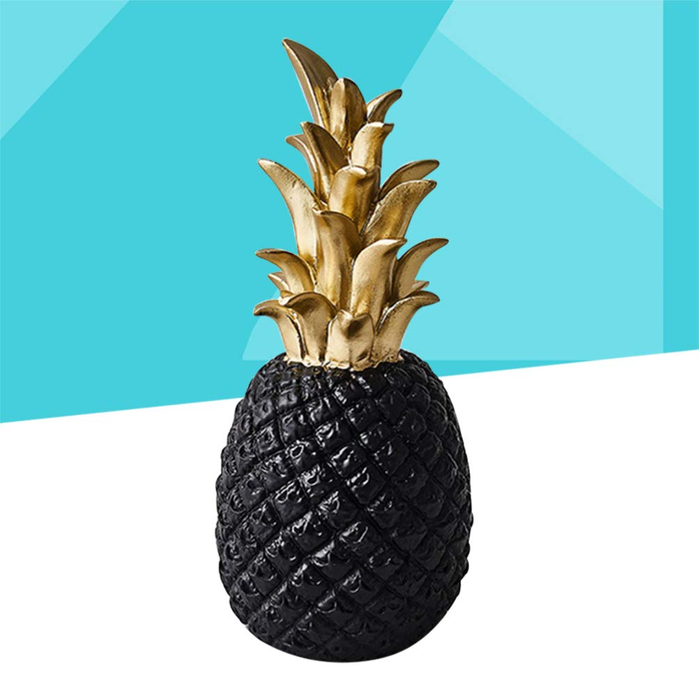 Resin Pineapple Decor for Home, Wedding & Desktop - Elegant Cabinet Ornament