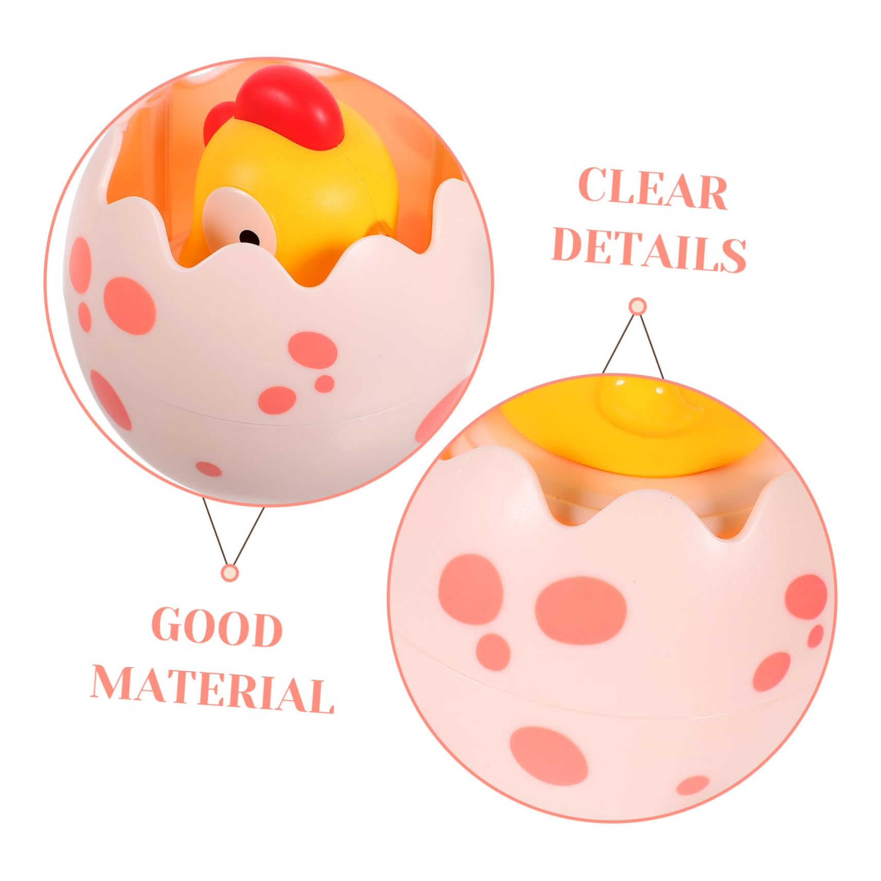 NESTINGHO Shower Toys for Toddlers - Yellow Plastic Bath Toys for Girls & Boys - Fun Water Play Toys for Kids in Bathtub, Pool & Outdoor Activities