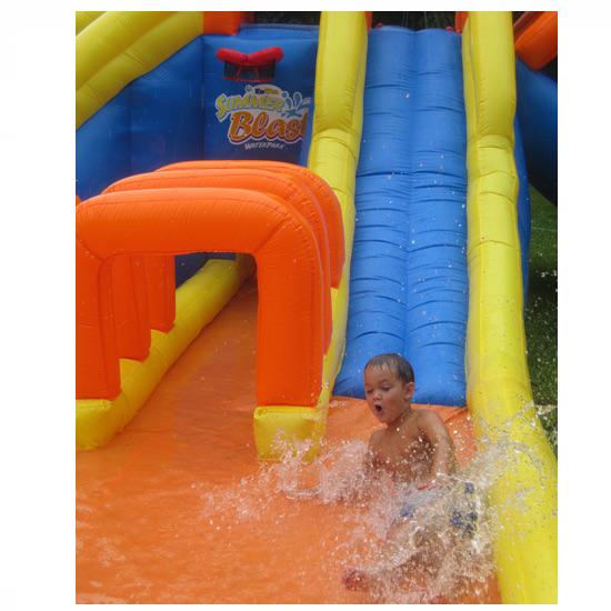 KidWise Summer Blast Waterpark - Inflatable Kids Water Slide for Backyard Fun, Outdoor Pool Party & Summer Activities | Perfect for Birthday Parties, Family Gatherings & Backyard Play