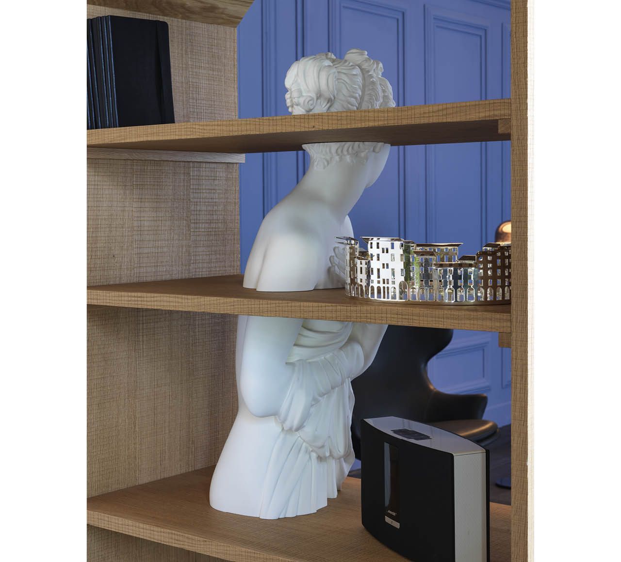 Driade Venus Bookcase - Modern Wooden Bookshelf for Home & Office | Stylish Storage Solution for Living Room, Bedroom, or Study