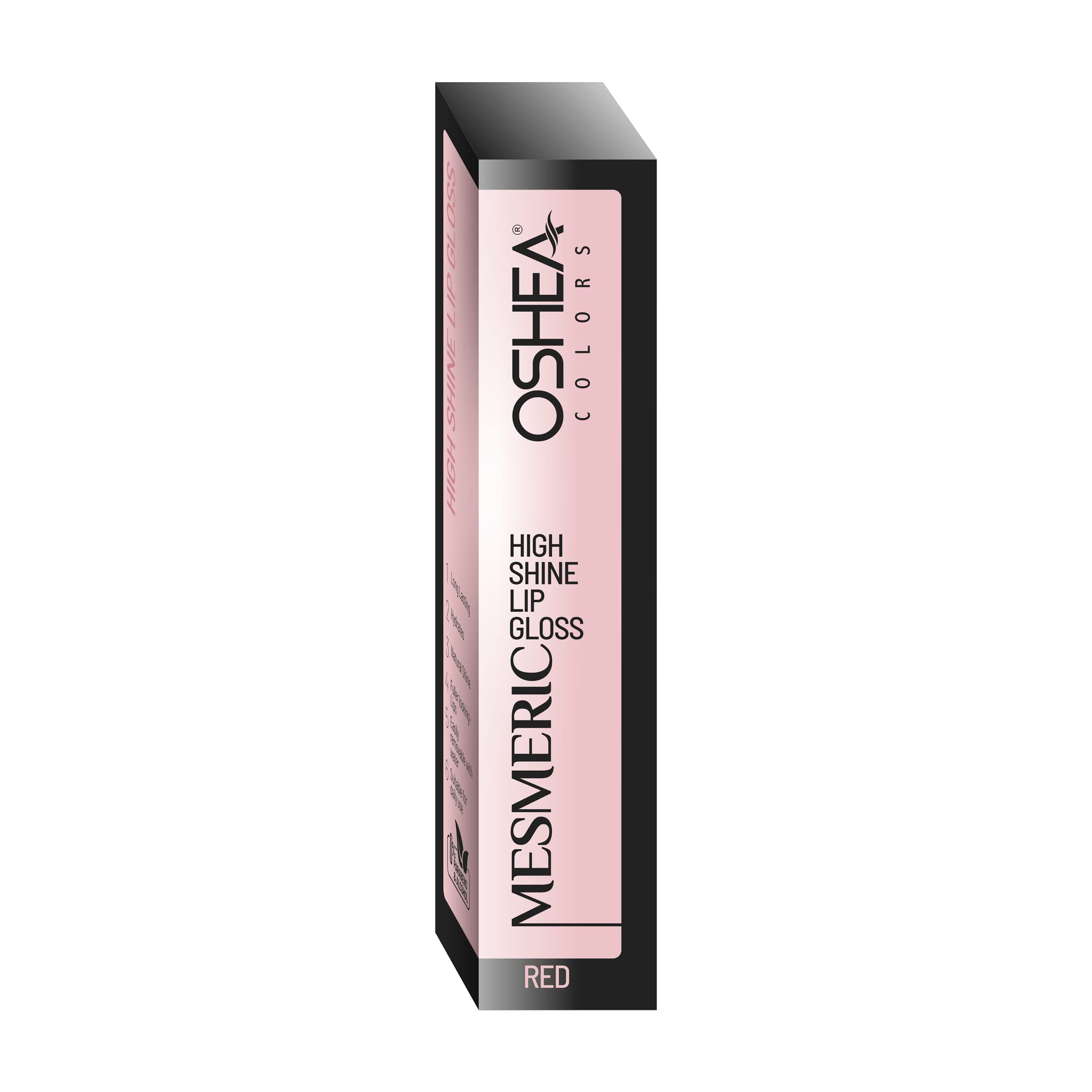Oshea Colors Mesmeric High Shine Lip Gloss - Red (2.5ml) | Non-Sticky, Non-Drying & Long-Lasting Moisturizing Formula | Perfect for Everyday Wear, Parties & Special Occasions