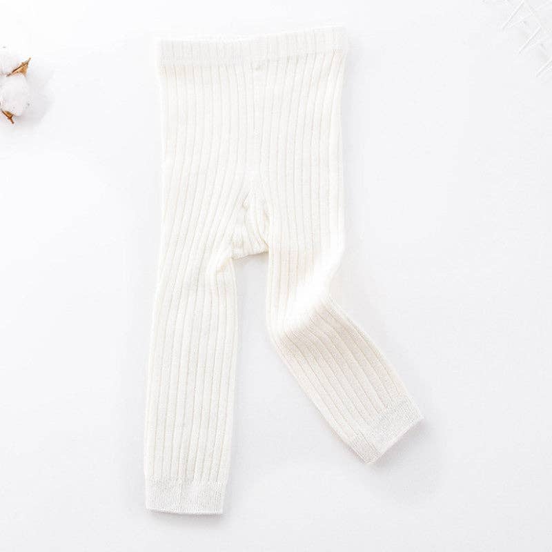Baby Girl Tights - Soft Cotton Stretchable Leggings for Toddlers & Infants | Perfect for Playtime, Daycare & Family Outfits