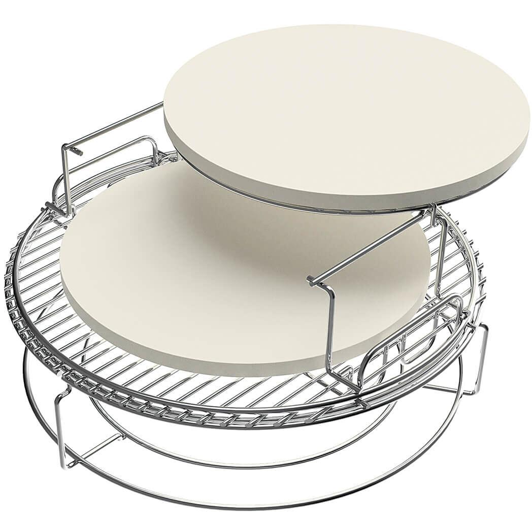 Big Green Egg Eggspander Kit for Large Egg 120762 - Expand Your Grill Space for Smoking, Grilling & Roasting - Perfect for Backyard BBQs & Outdoor Cooking