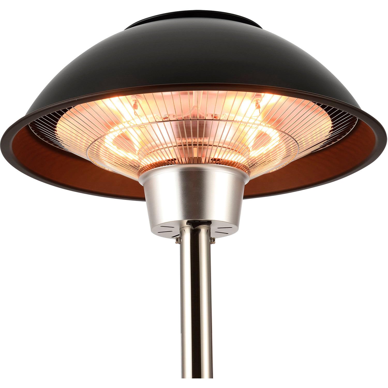 1500W Freestanding Halogen Patio Heater with Table - Outdoor Commercial & Residential Heating Solution for Restaurants, Gardens, and Backyards