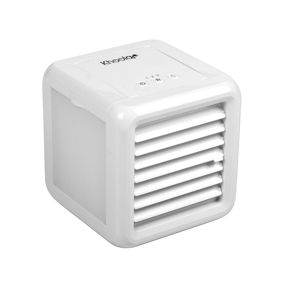 Portable Mini Air Conditioner for Office Desk - USB Personal Air Cooler with Quiet Cooling Fan for Small Rooms, Bedrooms & Workspaces | Perfect for Home, Office & Travel Use