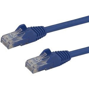 7.5m CAT6 Ethernet Cable - Blue Snagless Patch Cord with RJ45 Connectors & 24 AWG Copper Wire - ETL Certified (N6PATC750CMBL) - Ideal for Home, Office & Gaming Setup