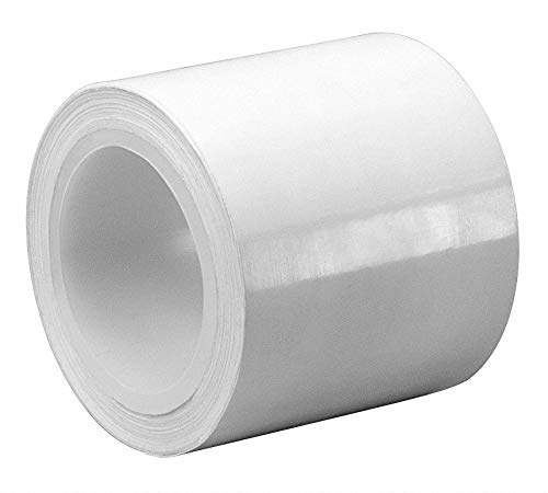 Premium White Polyethylene Film Tape 2 Inch x 5 Yards - Strong Adhesive Packing Tape for Shipping Boxes, Moving & Storage Sealing
