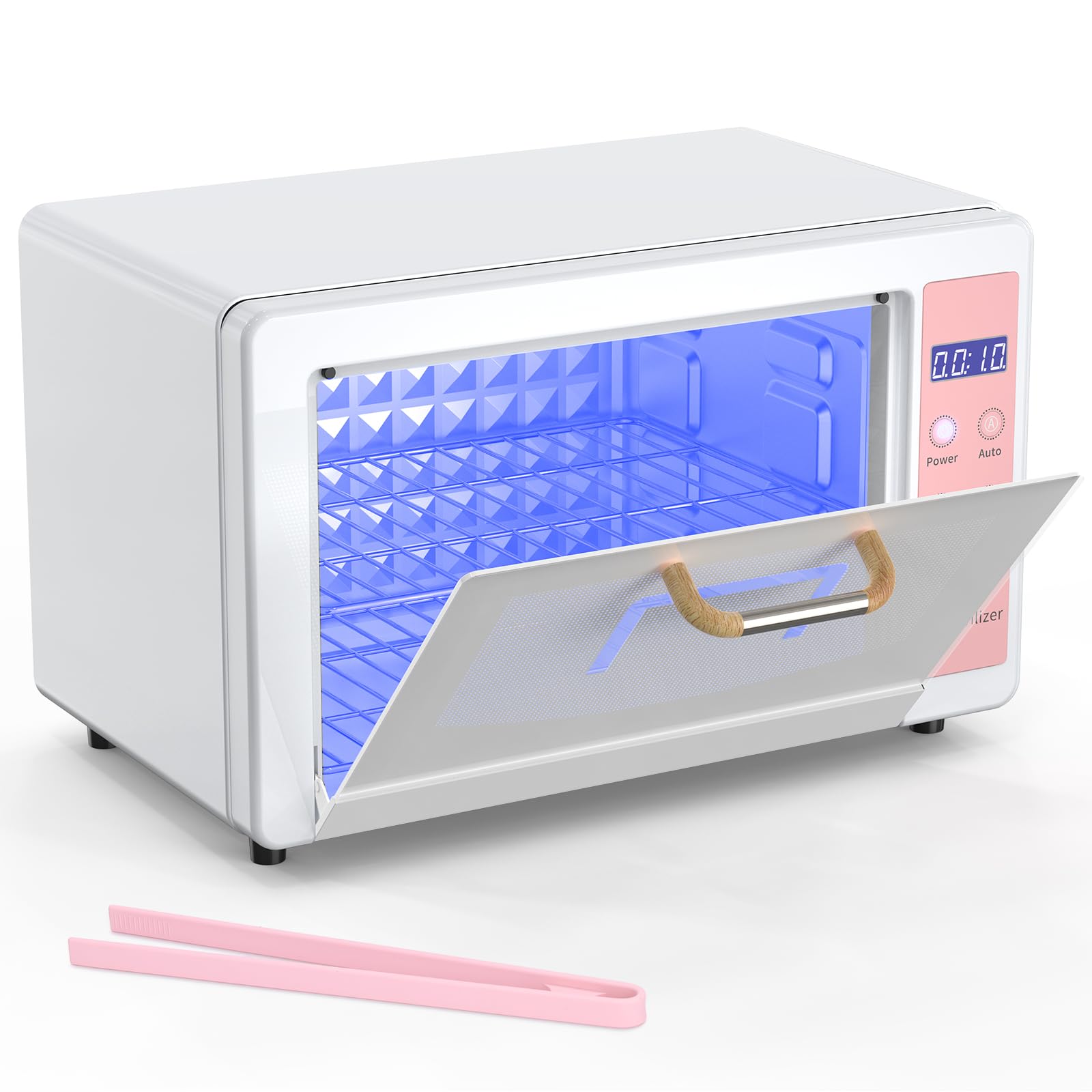 Yofuly 10L Large Capacity UV Sterilizer for Nail Tools & Esthetician Equipment - Professional Multi-Functional Cleaning Cabinet for Home, Barber Shops, Beauty Salons & Spas - Perfect for Sanitizing Manicure, Pedicure & Cosmetology Tools