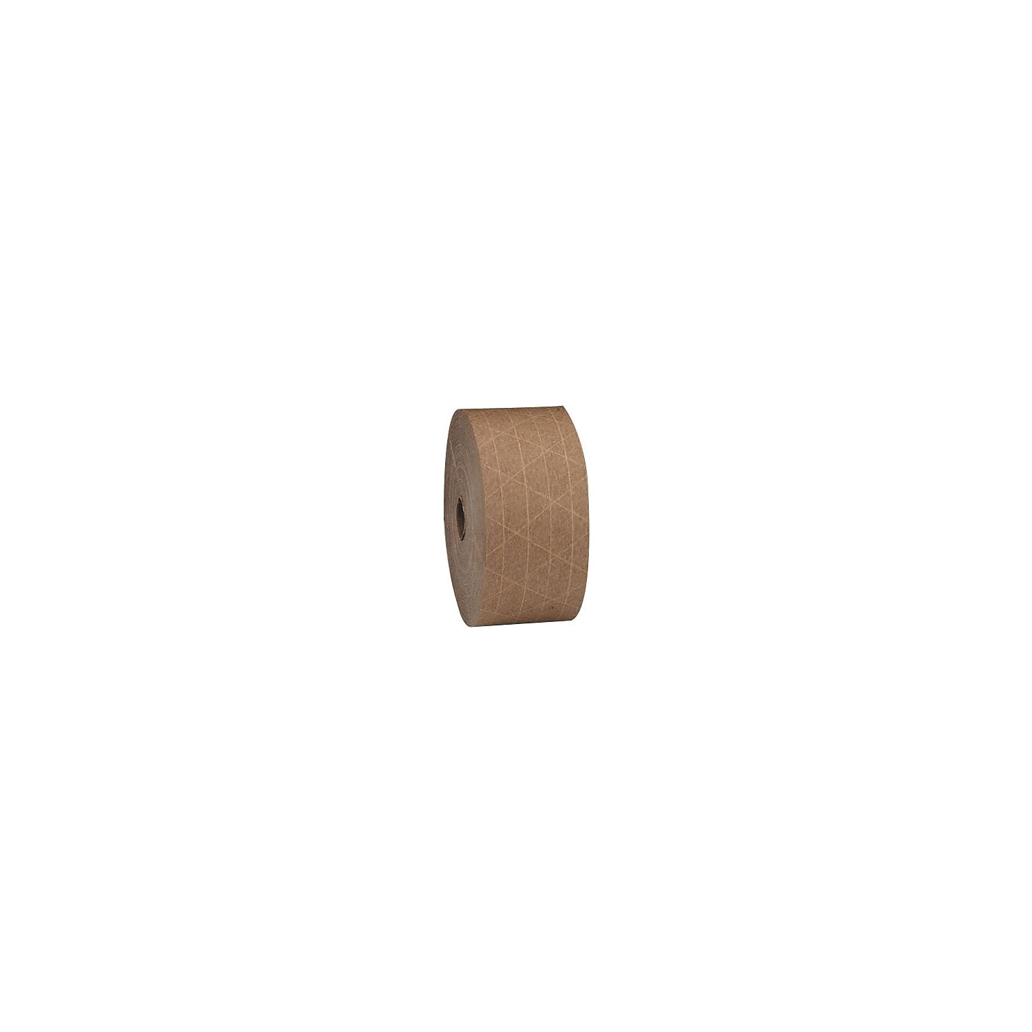 44HD007 Heavy-Duty Reinforced Gummed Kraft Sealing Tape - 3 Inch x 450 Feet (10 Rolls per Carton) - Ideal for Shipping, Packaging & Moving Boxes