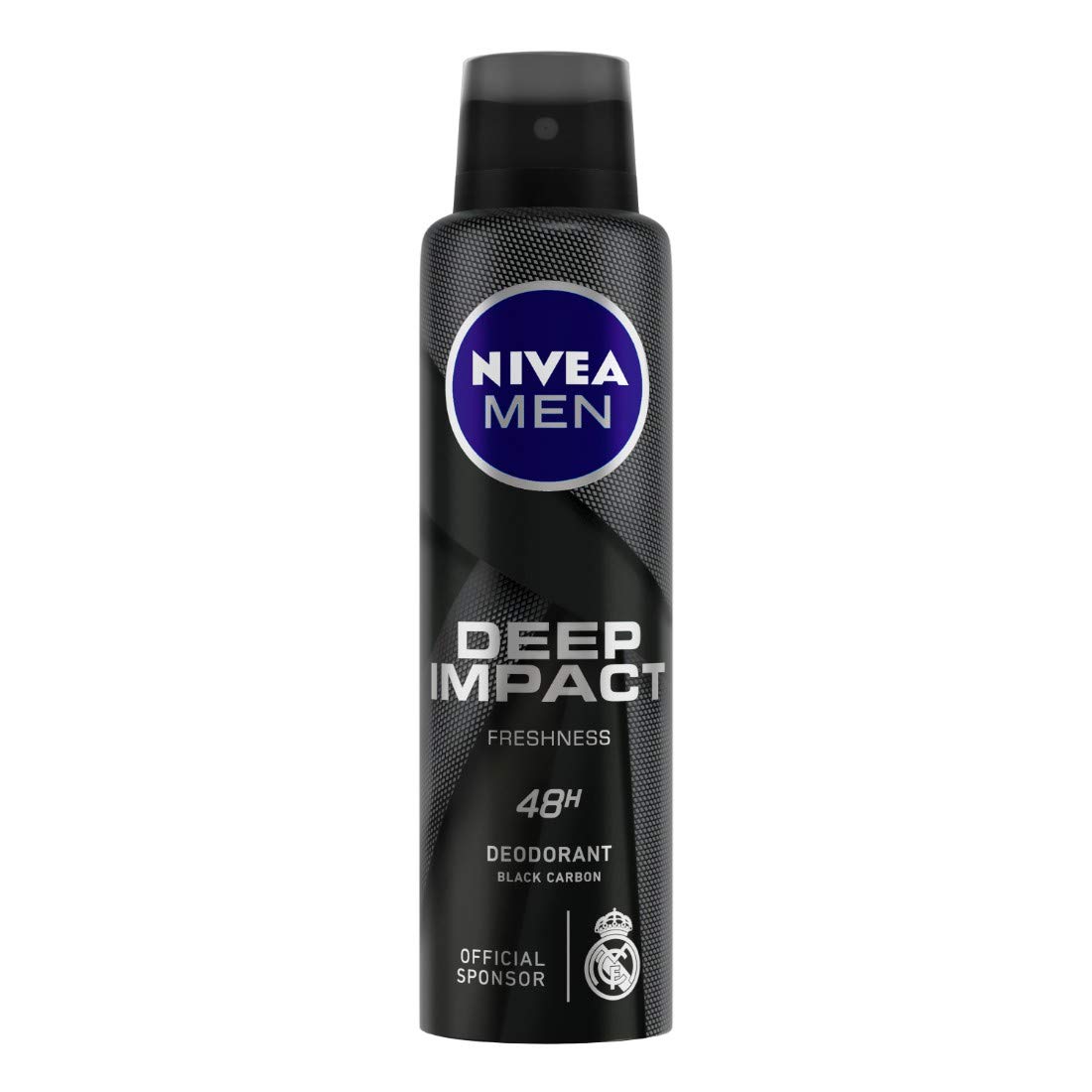 NIVEA Men's Deep Impact Freshness Deodorant 150ml & Deep Impact Cleansing Body Wash 250ml - Long Lasting Protection & Refreshing Shower Gel for Active Men - Gym, Workout & Daily Use