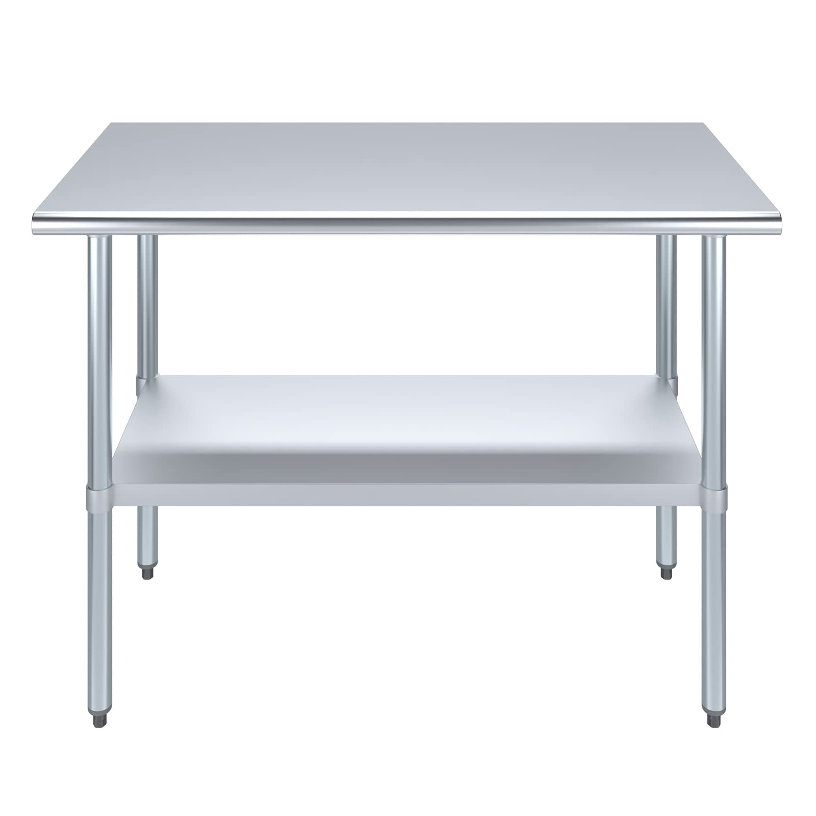 AmGood NSF Certified Stainless Steel Work Table with Undershelf - 48