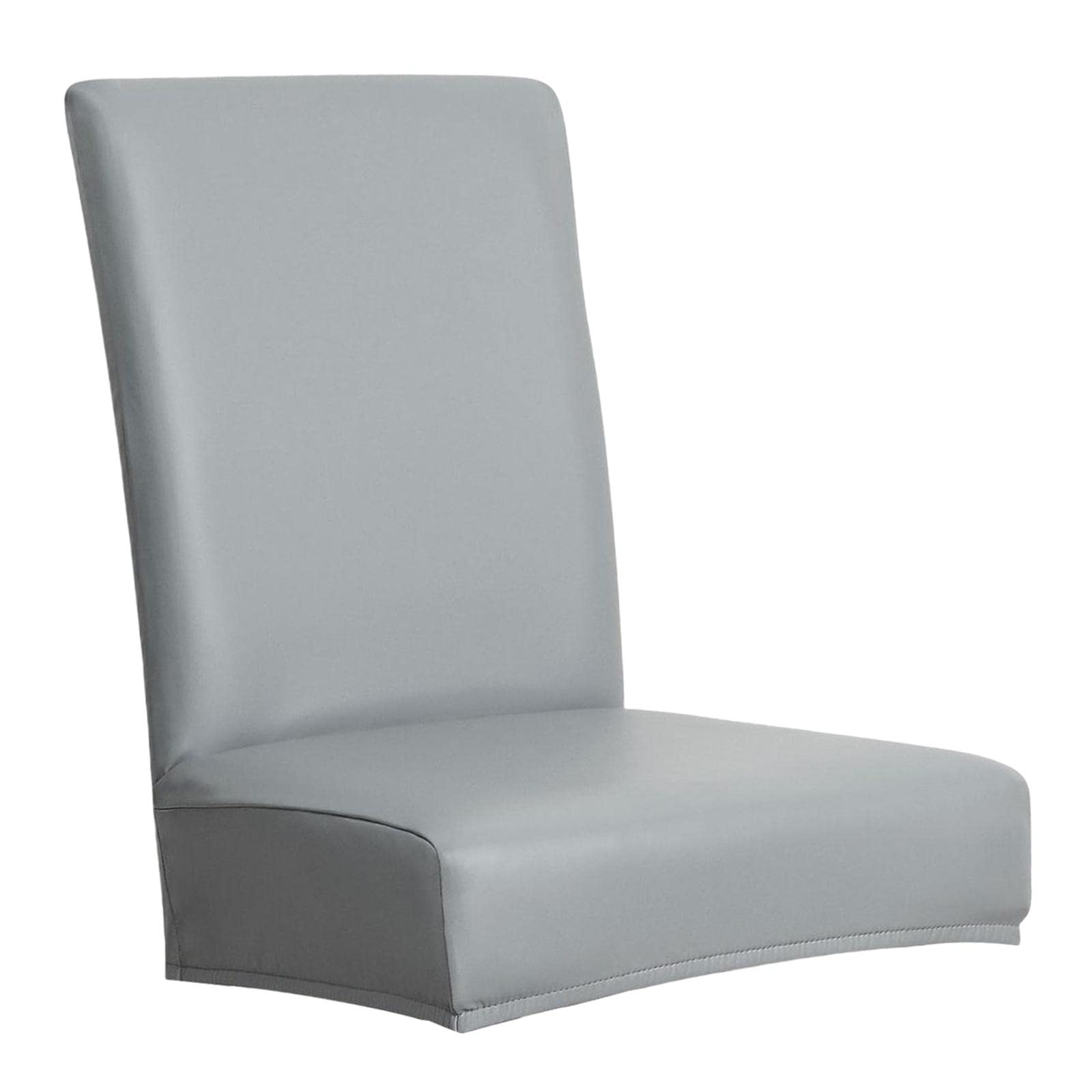 Gazechimp Universal Removable Chair Covers - Gray Seat Protector Slipcovers for Kitchen, Dining & Hotel Chairs | Washable & Durable Furniture Protection