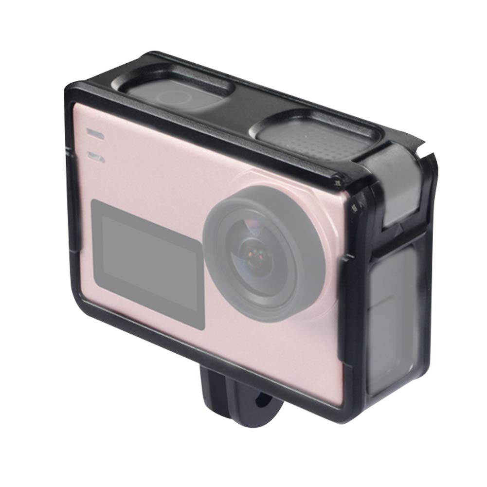 **SJCam SJ 8 Air/Pro/Plus Camera Case - Durable Black PC Camera Cover Protector for Outdoor Sports & Travel**