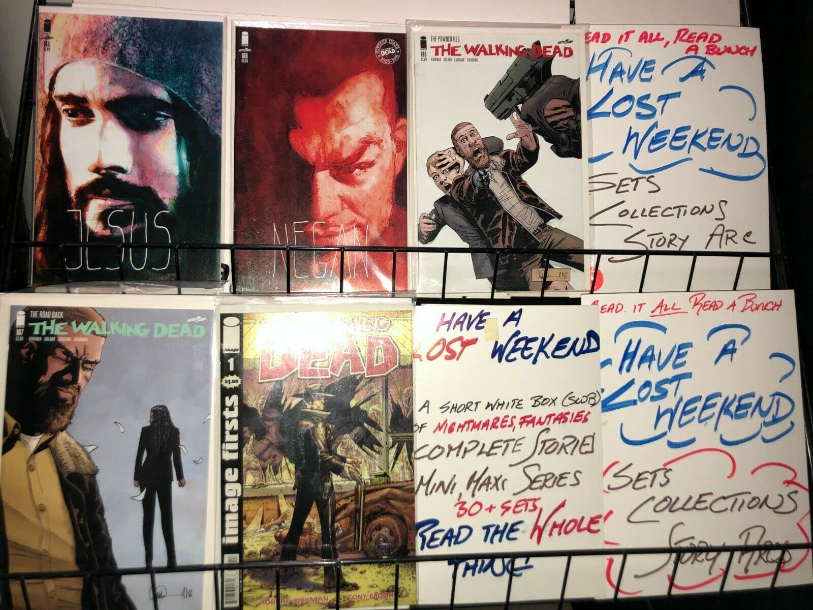 The Walking Dead Comics Issues 100-187 - Bagged & Boarded, 65 Different Variant Covers, NM 9.0+ Condition | Collectible Comic Books for Fans & Investors