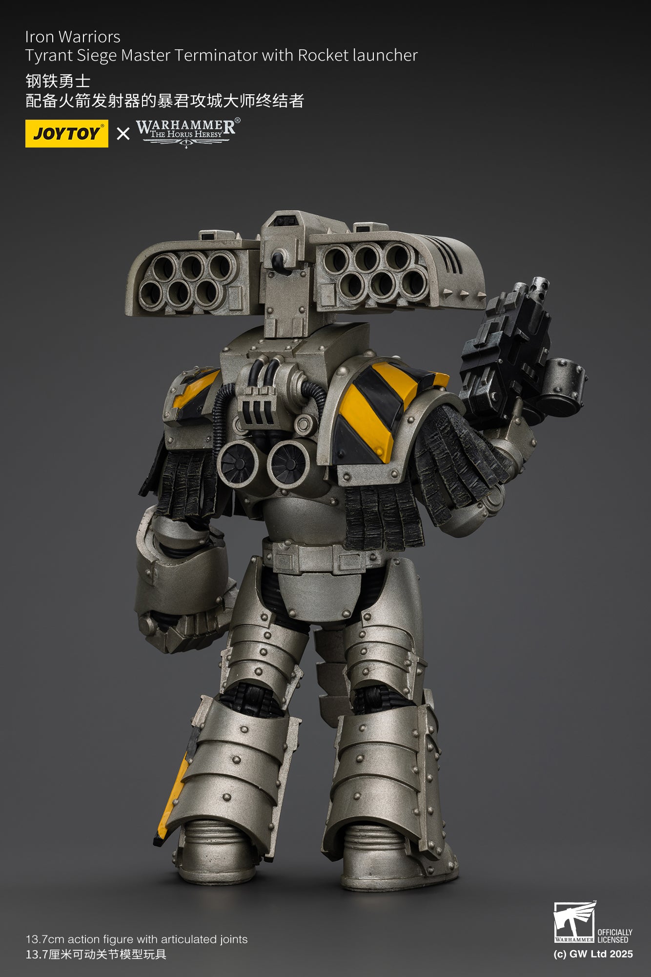 Pre Order 1/18 JOYTOY Warhammer The Horus Heresy Iron Warriors Tyrant Siege Terminator Action Figure Set - Perfect for Collectors, Warhammer 40K Fans & Tabletop Gaming Enthusiasts
