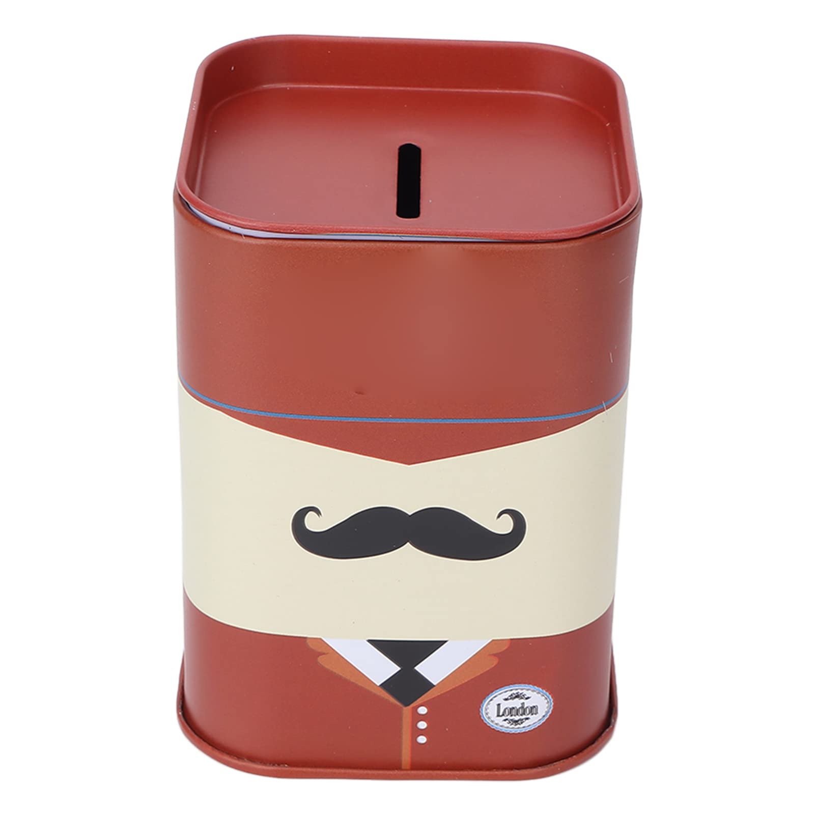 Blade Bank for Safety Razor Storage - Double Safety Blade Disposal Case with Secure Lid | Used Razor Blade Container for Barbershops, Home Shaving & Salon Safety (Red Beard Design)