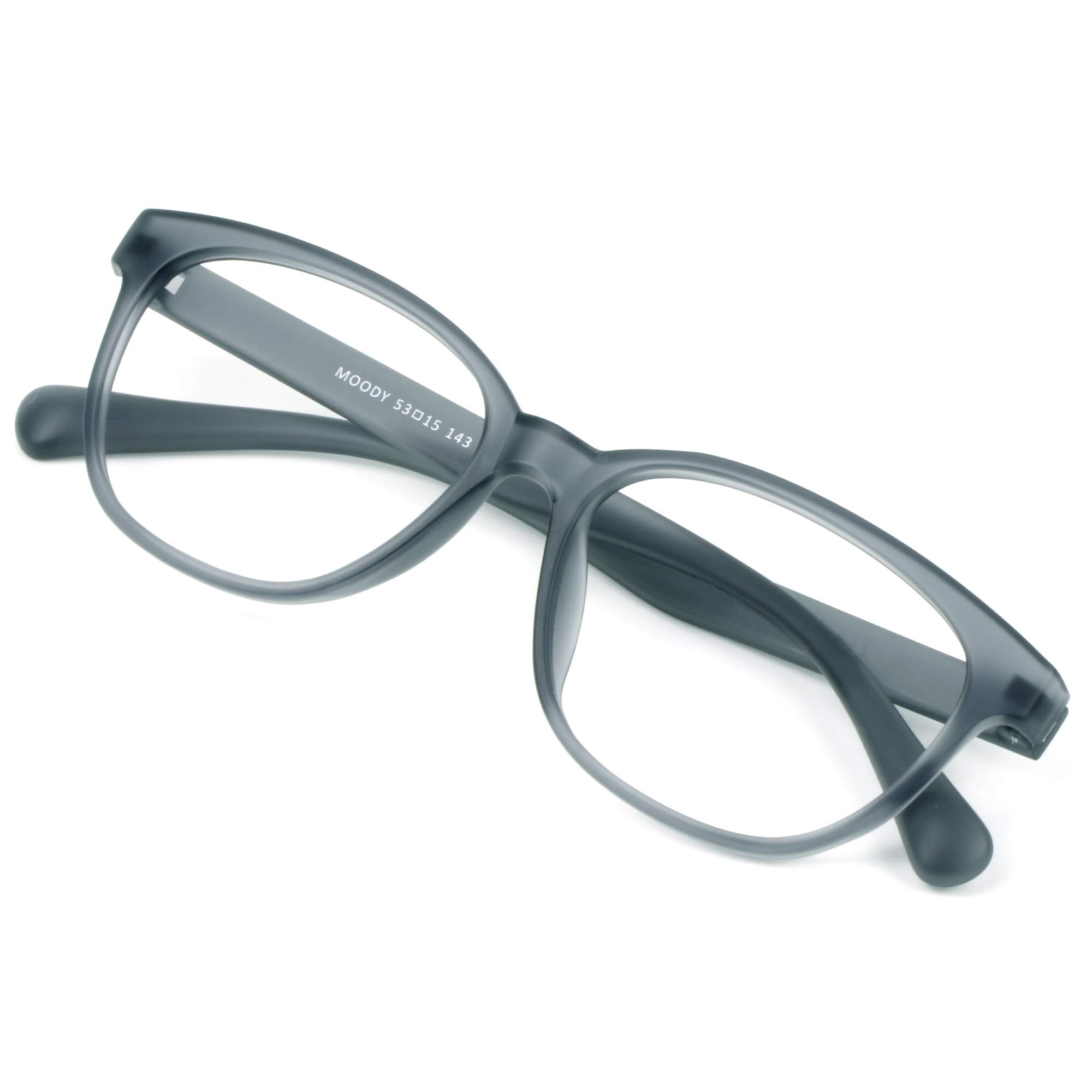 Blue Light Blocking Glasses for Women & Men - Anti Eyestrain Computer Reading Glasses with Stylish Oval Frame & Anti Glare - Perfect for Office Work, Gaming & Screen Time