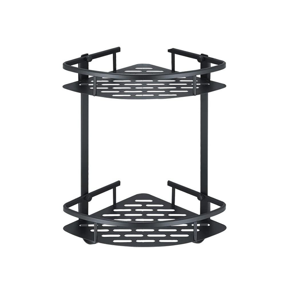 RMCLTECH Rustproof Aluminum Shower Caddy - No Drill Wall Mounted Bathroom & Kitchen Organizer Shelf for Shampoo, Soap & Towel Storage | Perfect for Small Spaces, Apartments & RV Bathrooms