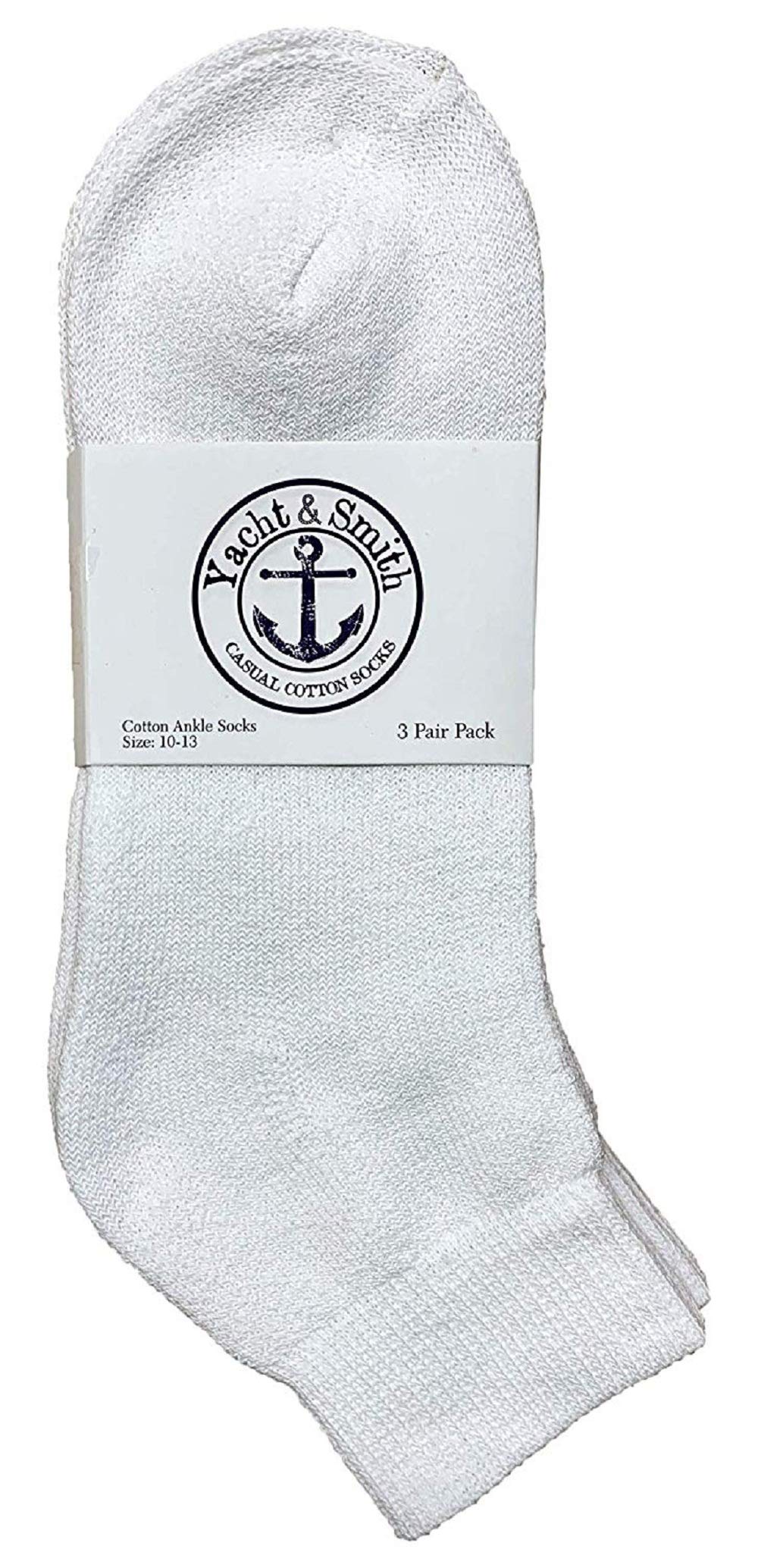 240 Pairs Men's Cotton Athletic Mid-Calf Socks - Bulk Wholesale Pack (Size 10-13) | Comfortable Sports Socks for Running, Gym & Casual Wear