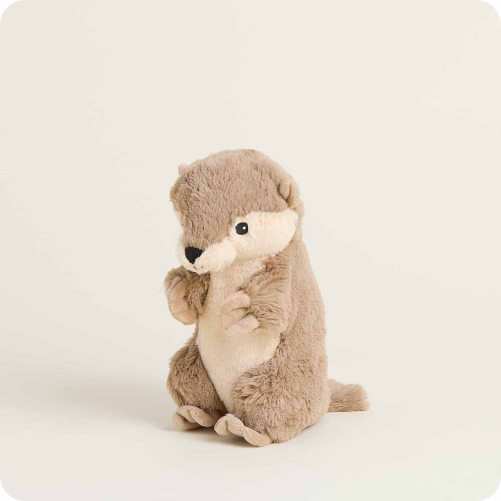 Otter Warmies Junior Plush Stuffed Animal - Soft & Cozy Microwaveable Heating Pad for Kids | Perfect for Bedtime, Relaxation & Comfort
