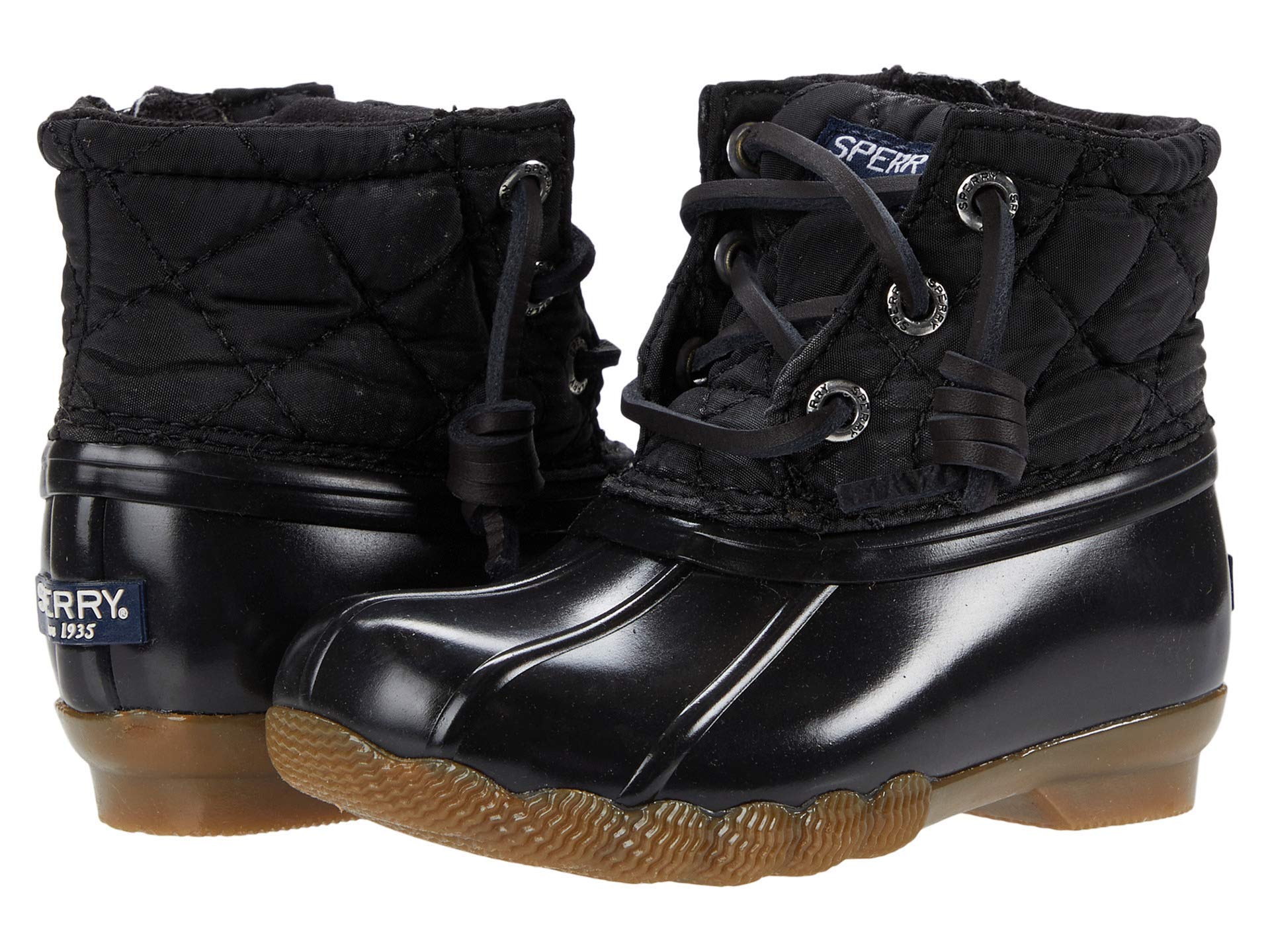 Sperry Saltwater Rain Boots for Kids - Waterproof & Comfortable Footwear for Boys and Girls - Perfect for School, Outdoor Play & Rainy Day Adventures