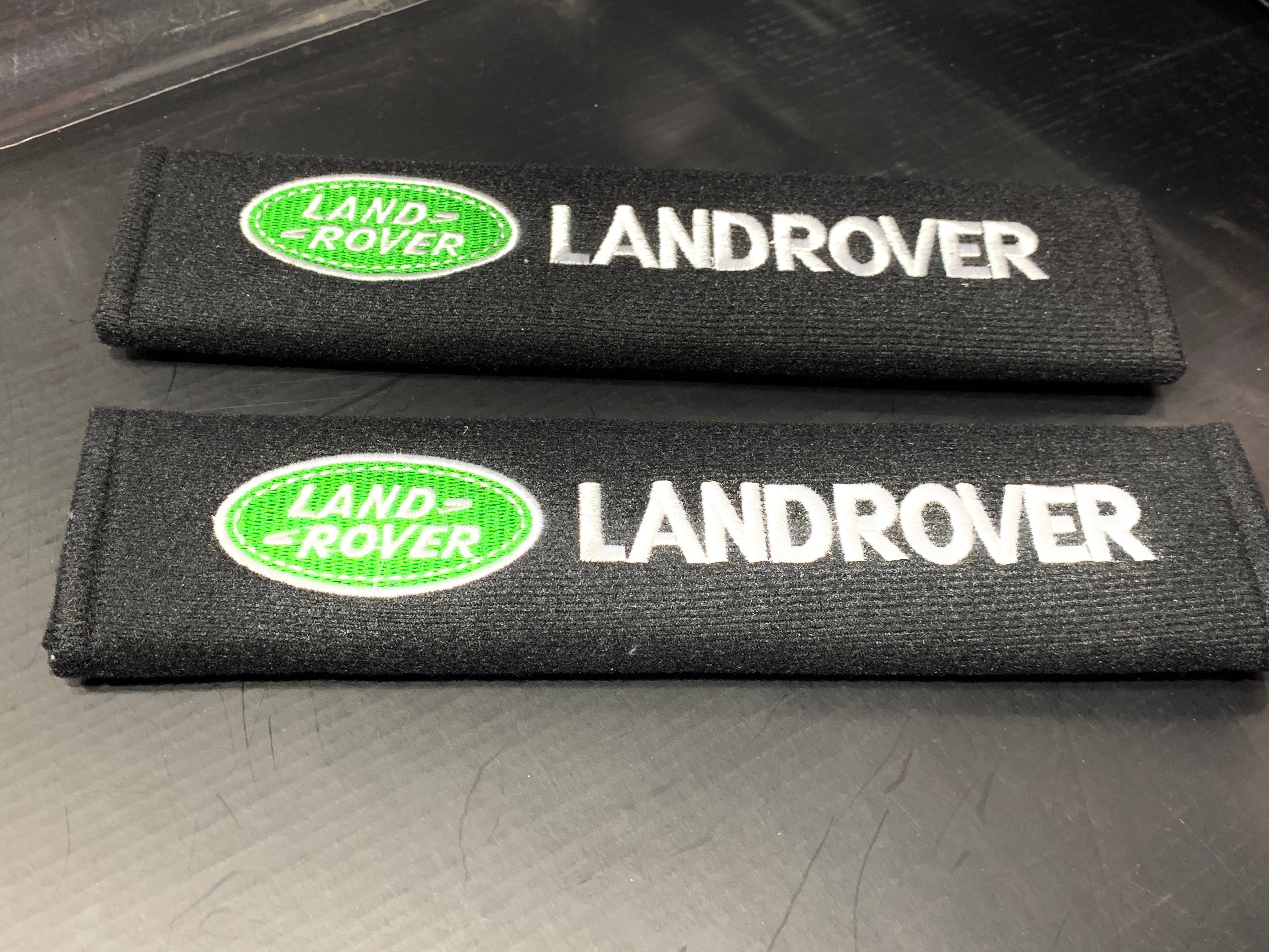 Land Rover Seat Belt Pad Cover Protectors - Soft Shoulder Pads for Comfort & Safety - Perfect for Long Drives & Road Trips