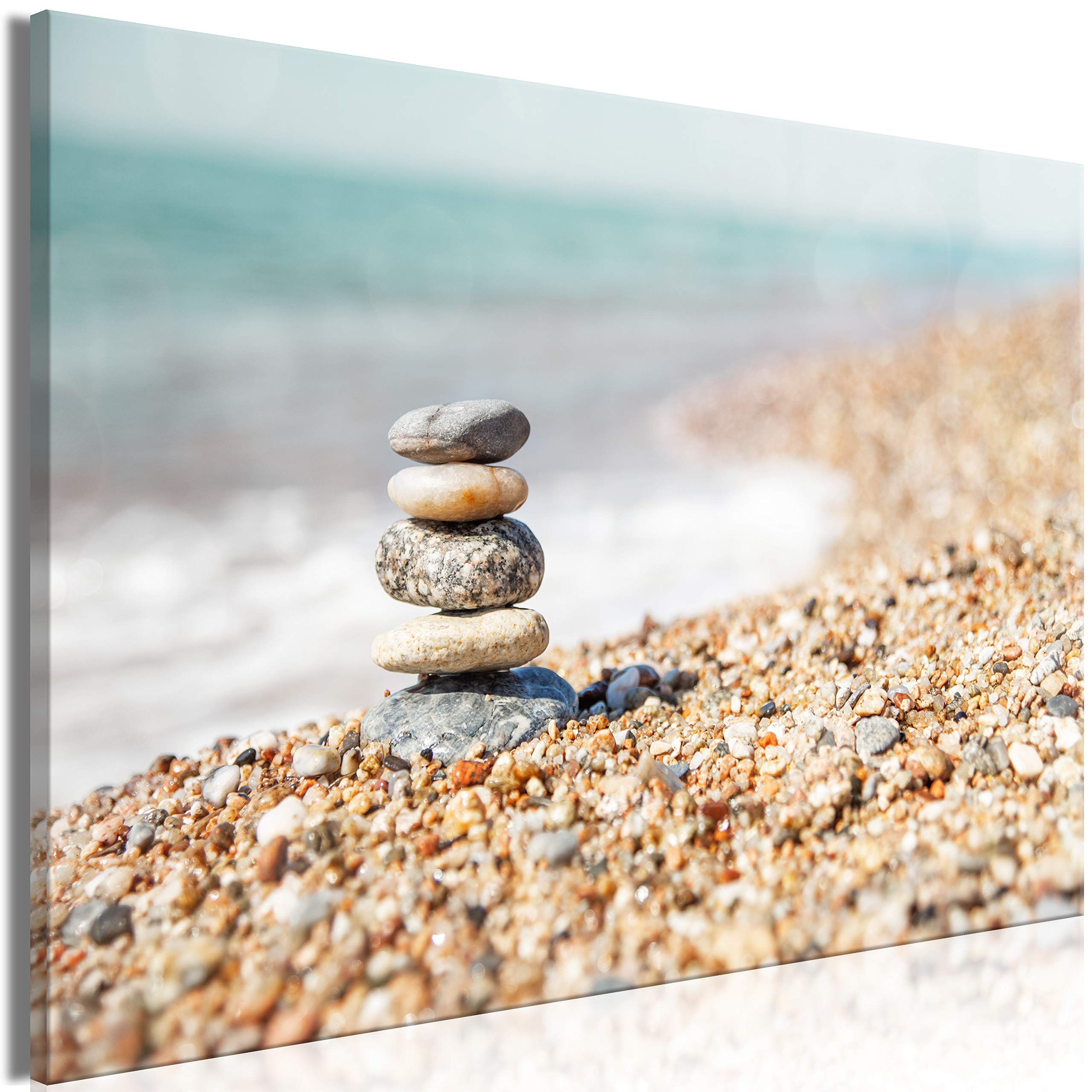 Artgeist Acoustic Canvas Wall Art Print - 35x24 Inch Ocean Beach Soundproof Painting with Acoustic Foam | Noise Reducing Wall Decor for Home Theater, Music Studio & Zen Meditation Space | Nature-Inspired Sound Absorption Artwork c-B-0567-b-a