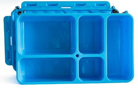 Eco-Friendly Reusable Lunch Box - Blue Bomber with Insulated Blue Container | Perfect for School, Office, and Picnics